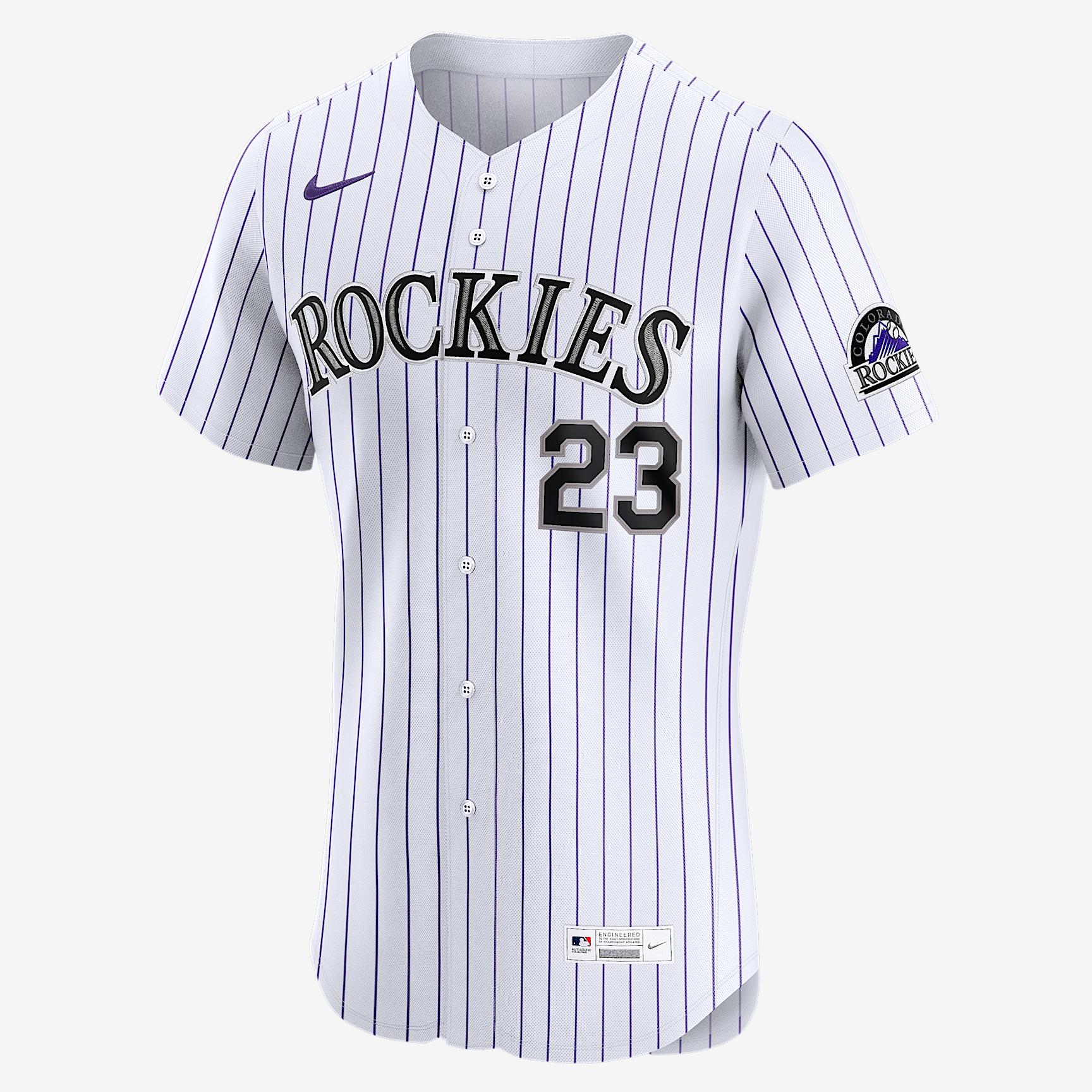 Kris Bryant Colorado Rockies Nike Men's Dri-FIT ADV MLB Elite Jersey Product Image