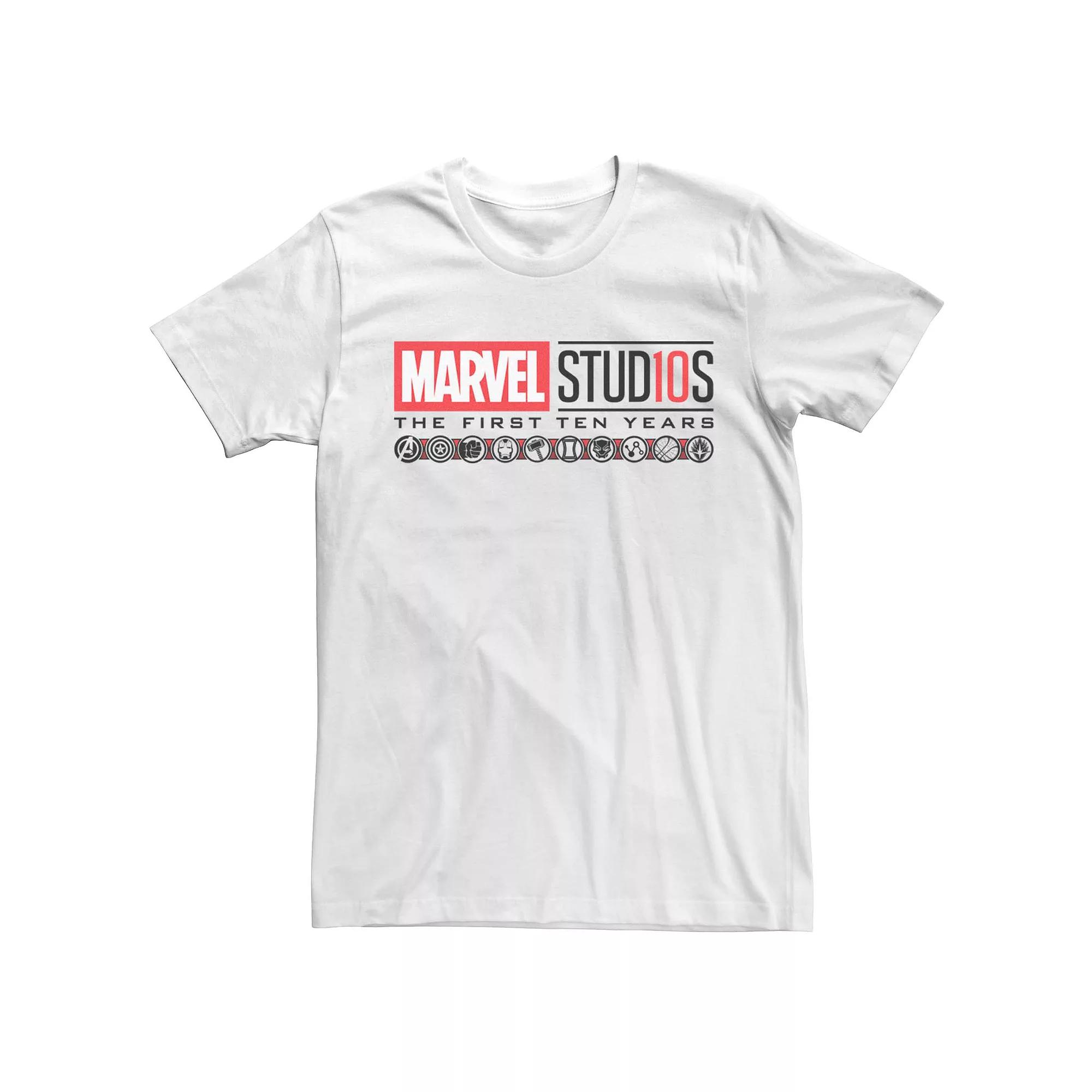 Men's Marvel Studios Ten Years Icon Logo Tee,  Product Image