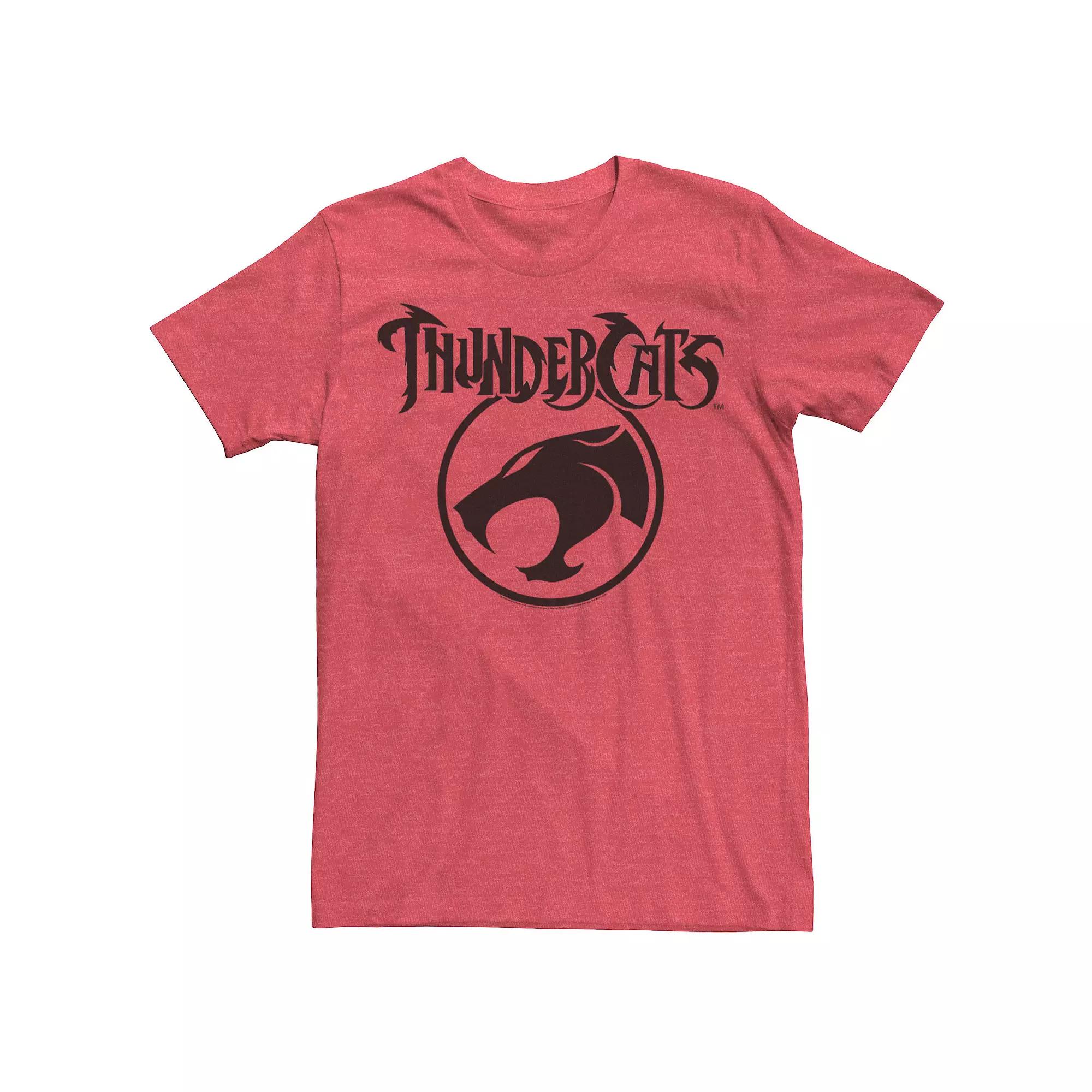 Men's ThunderCats Simple Circle Logo Tee, Size: Large, Red Grey Product Image