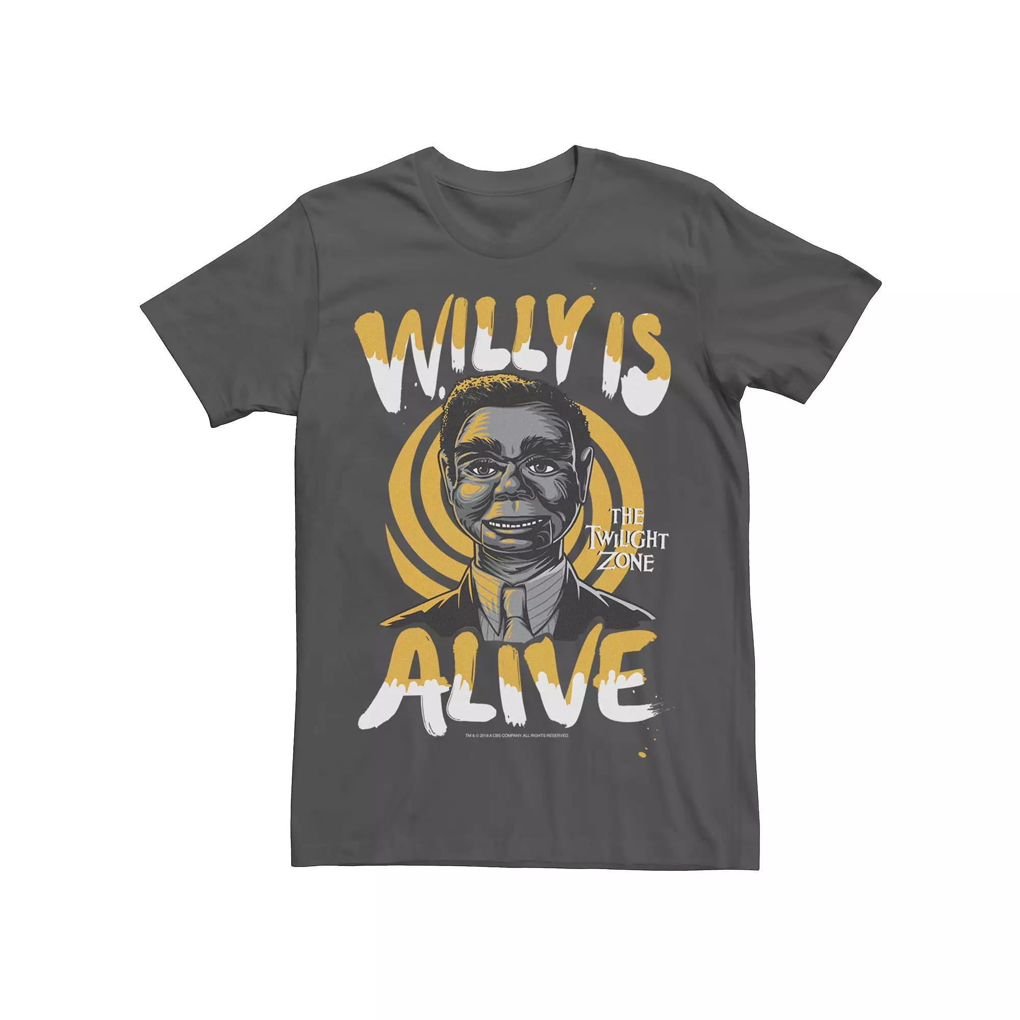 Men's Twilight Zone "Willy Is Alive" Puppet Tee,  Product Image