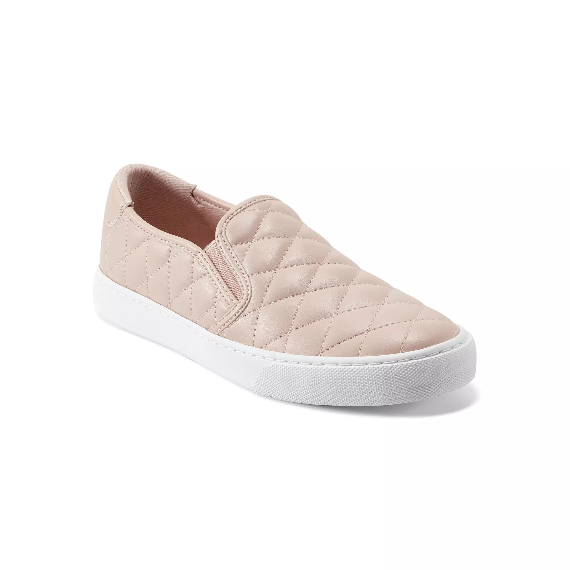 Easy Spirit Livvy Women's Quilted Twin Gore Sneakers, Size: 9.5, Natural Product Image