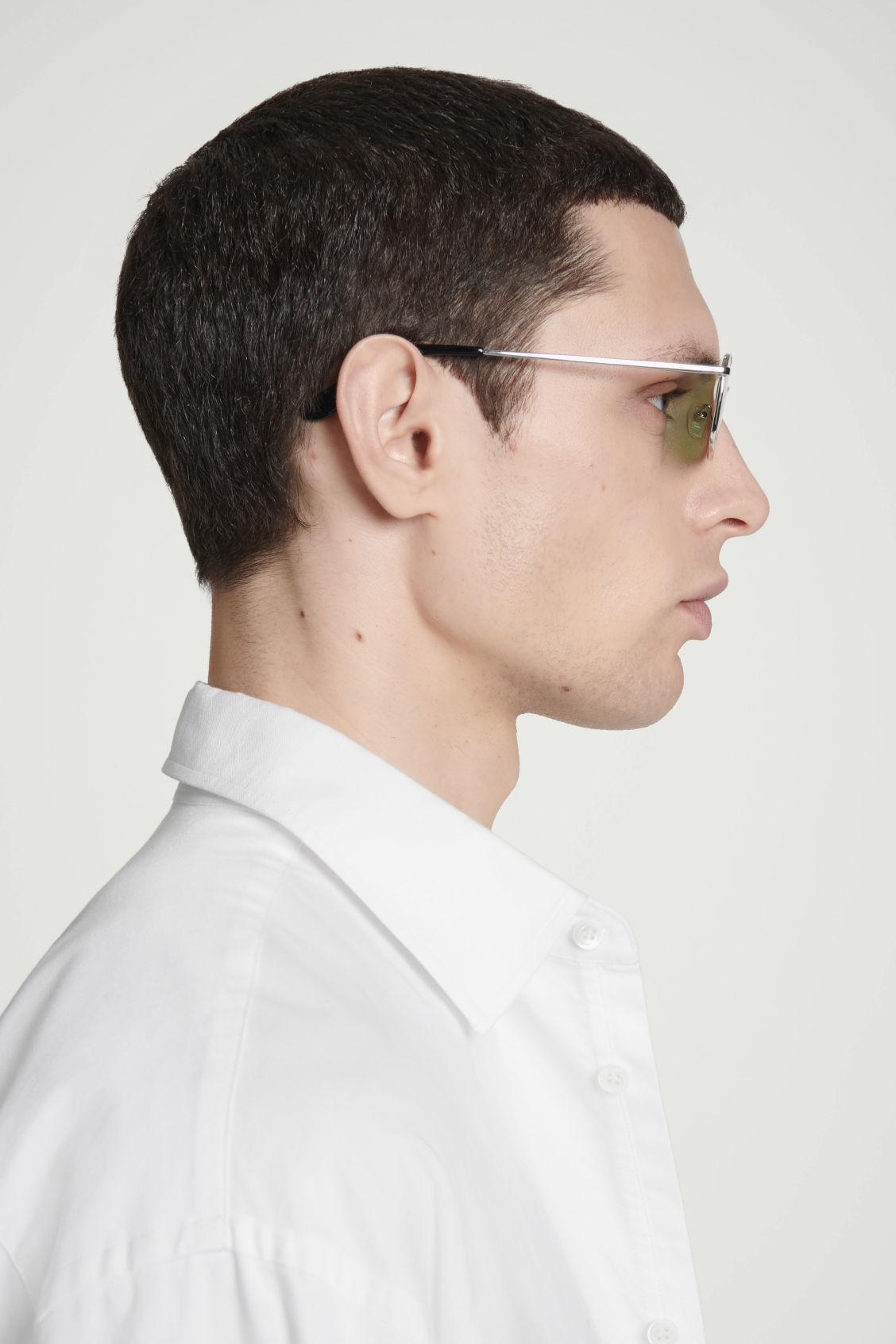 RECTANGLE WIRE-FRAME SUNGLASSES Product Image