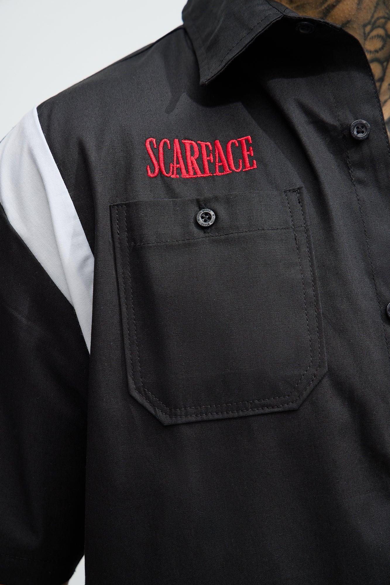 Scarface Tony Montana Mechanics Shirt - Black Product Image