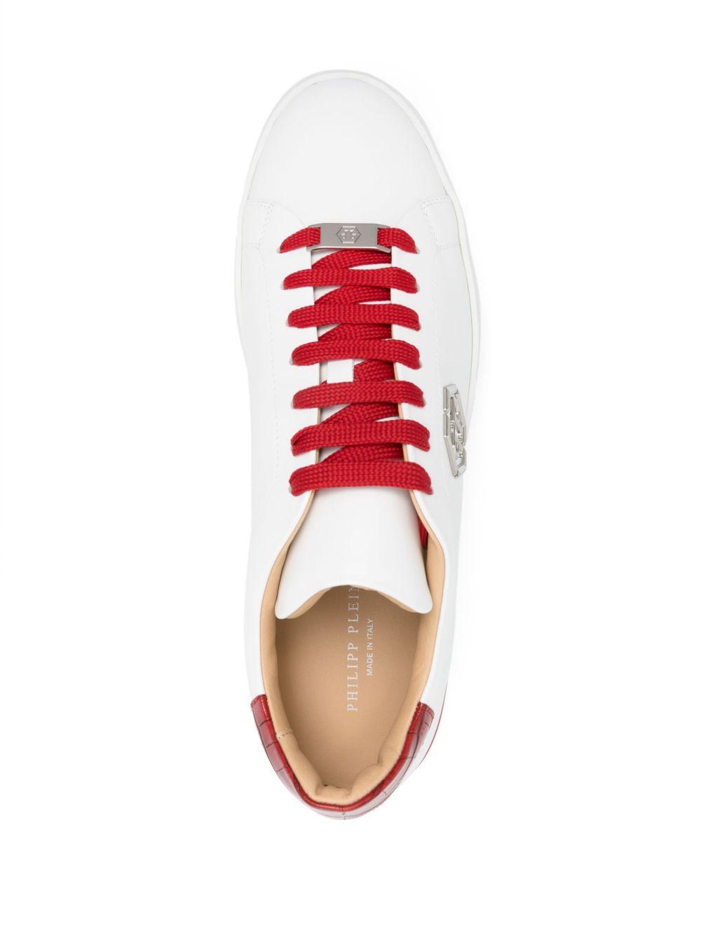 Cocco Hexagon low-top leather sneakers Product Image