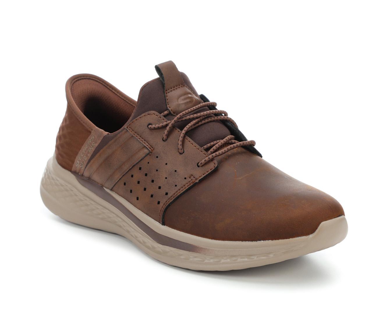 Men's Skechers 210828 Zachary Leather Slip-Ins Oxfords Product Image