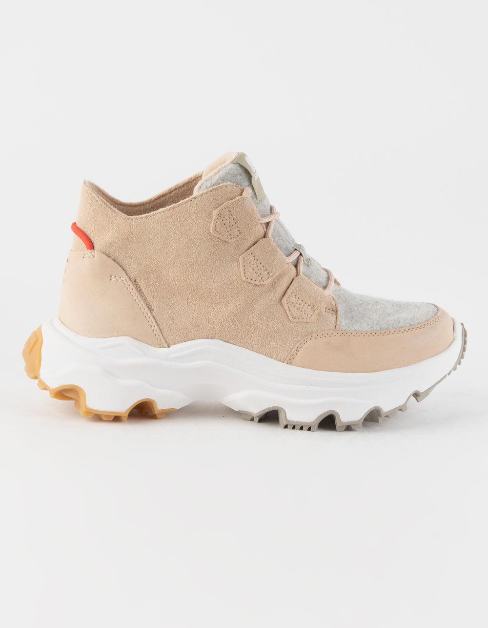 SOREL Kinetic Breakthru Caribou Womens Waterproof Boots - SAND Product Image