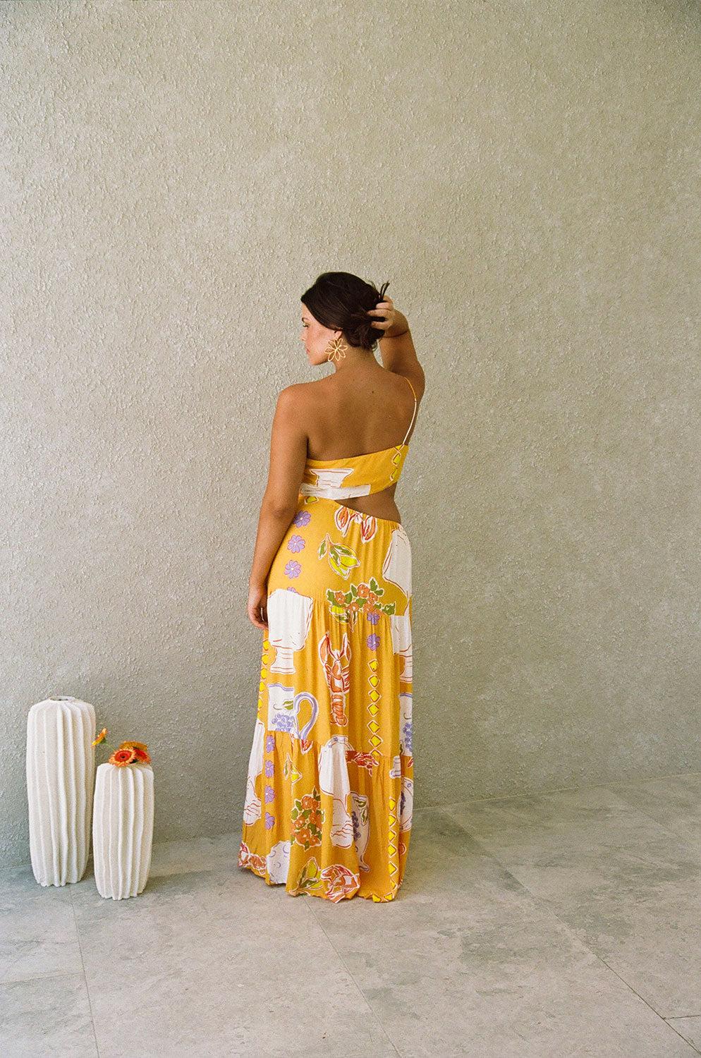 Aliza Dress - Ciao Yellow Product Image