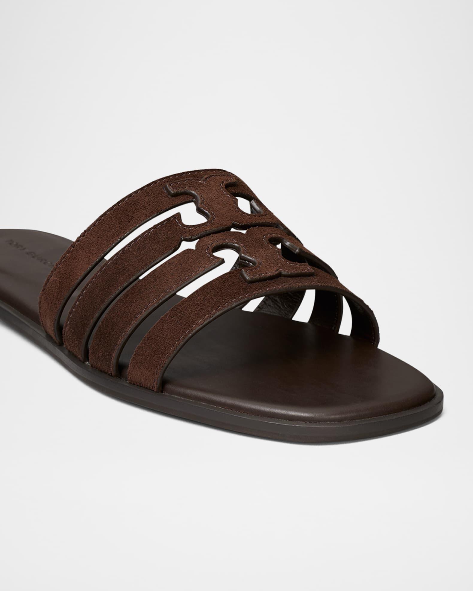 Ines Suede Cage Slide Sandals Product Image