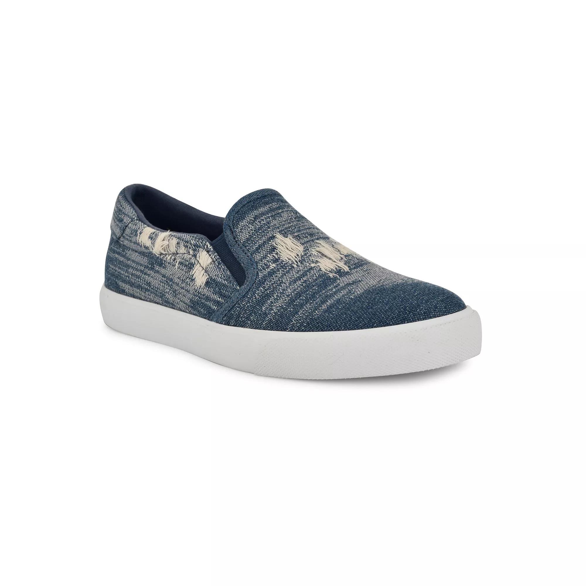 Nine West Lala Slip-On Casual Sneakers, Women's, Size: 9.5, Dark Blue Blue Product Image