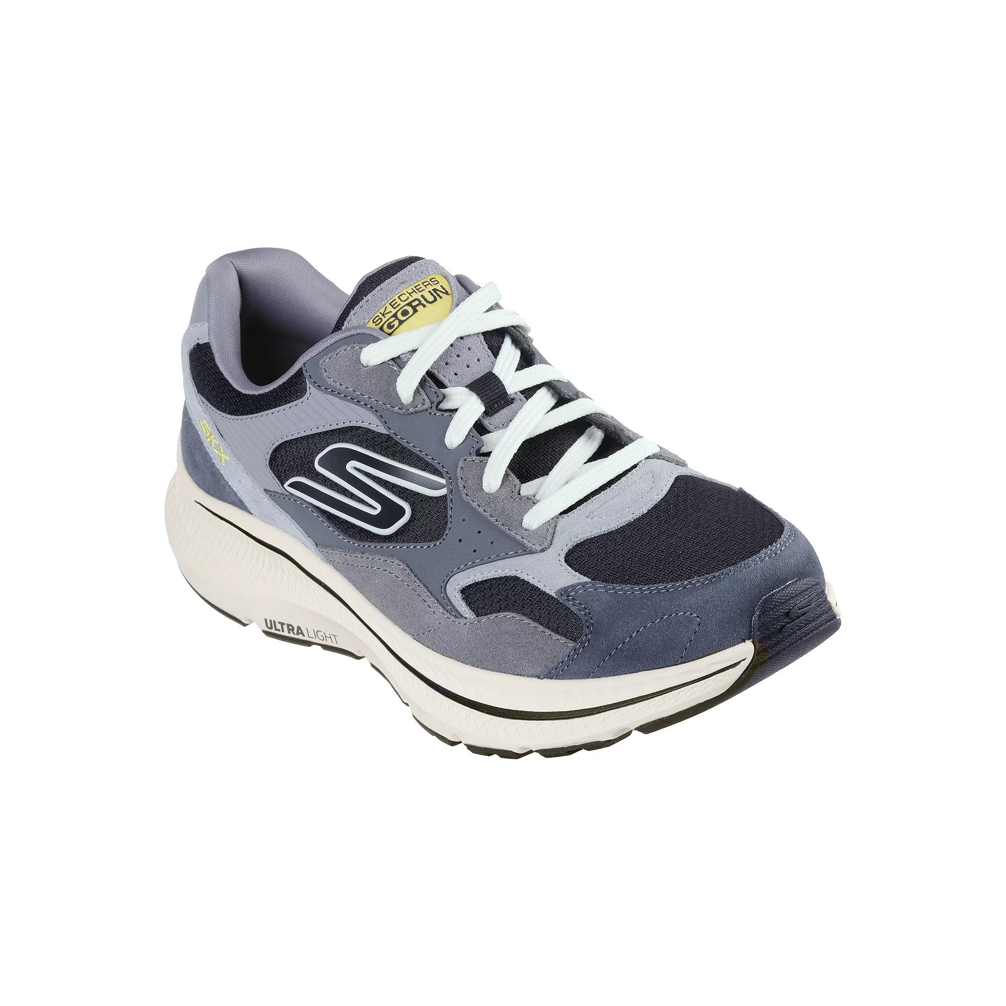 Skechers GO RUN Consistent 2.0 Retro Runner V1 Mens Shoes Grey Black Product Image