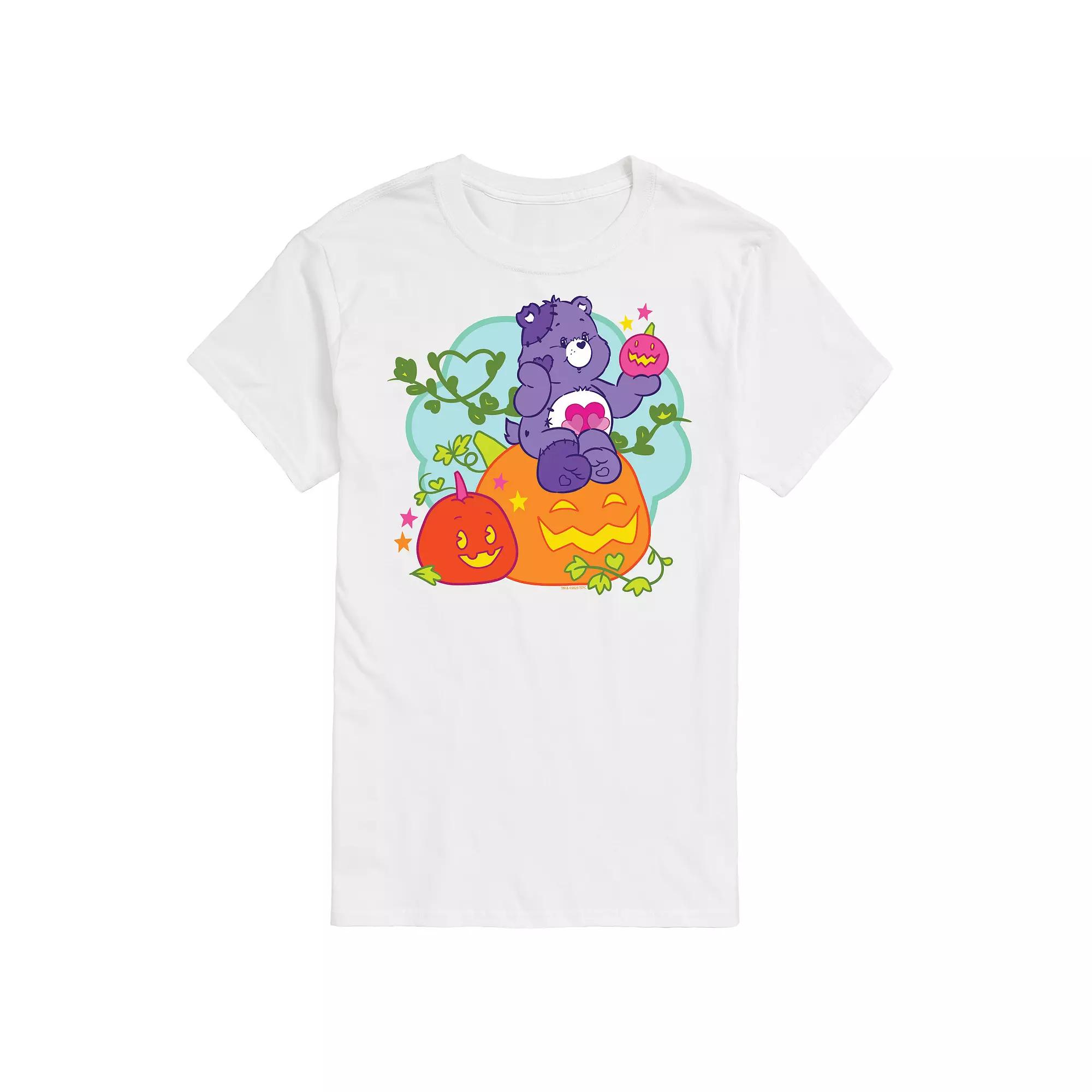 Men's Care Bears Pumpkin Care Bear Graphic Tee,  Product Image