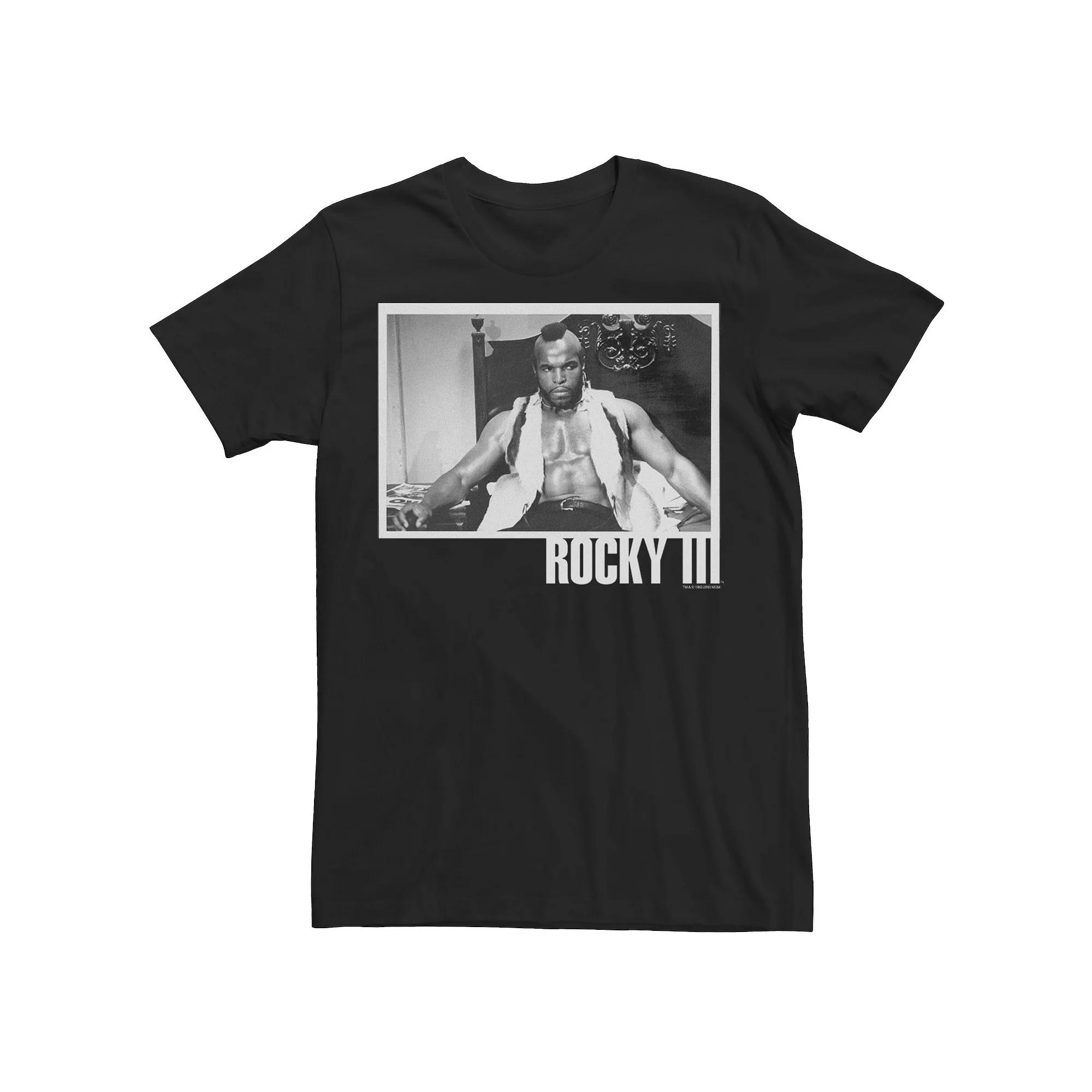 Men's Rocky 3 Clubber Lang Black And White Photograph Tee,  Product Image