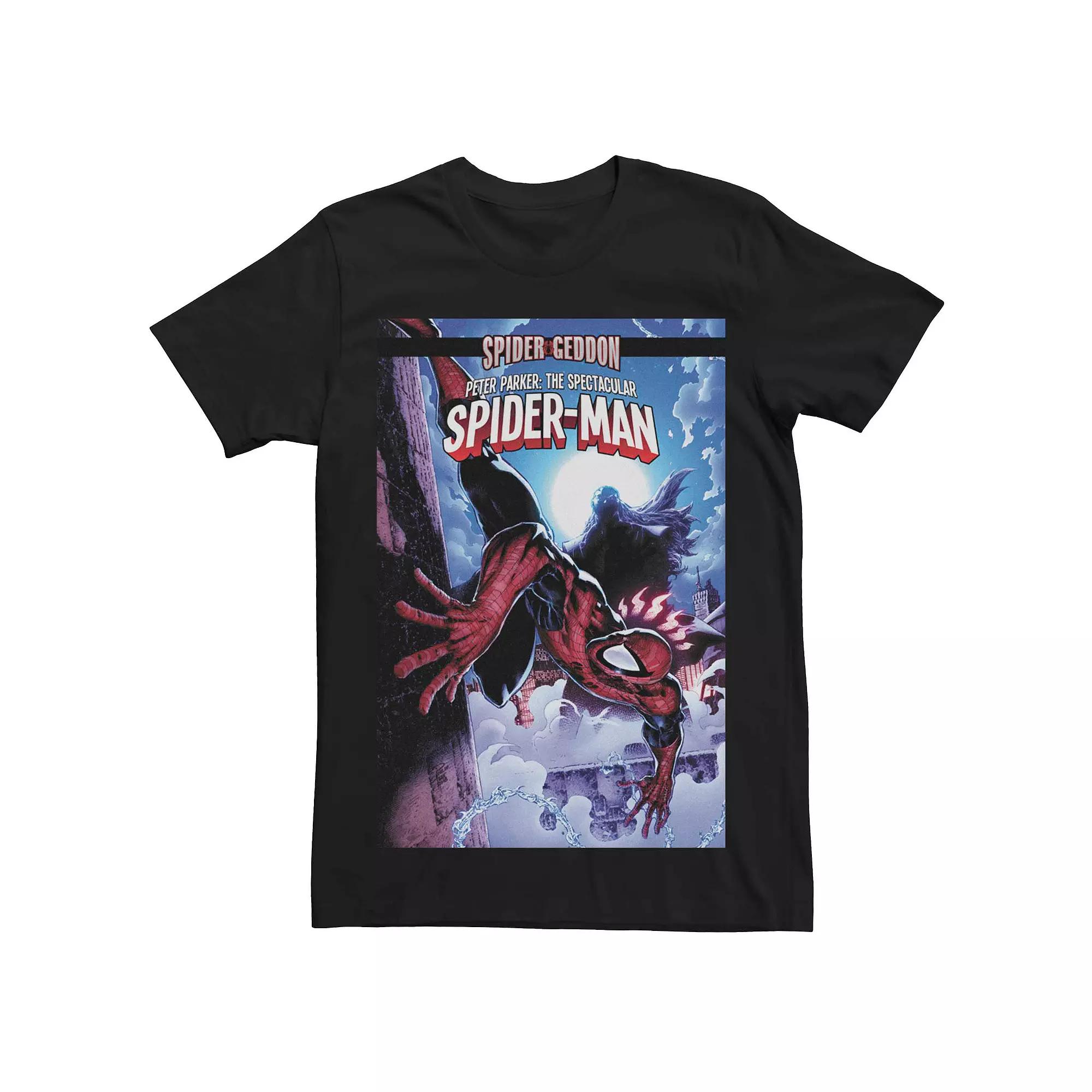 Men's Marvel's Spider-Geddon Spectacular Spider-Man #311 Comic Cover Tee,  Product Image