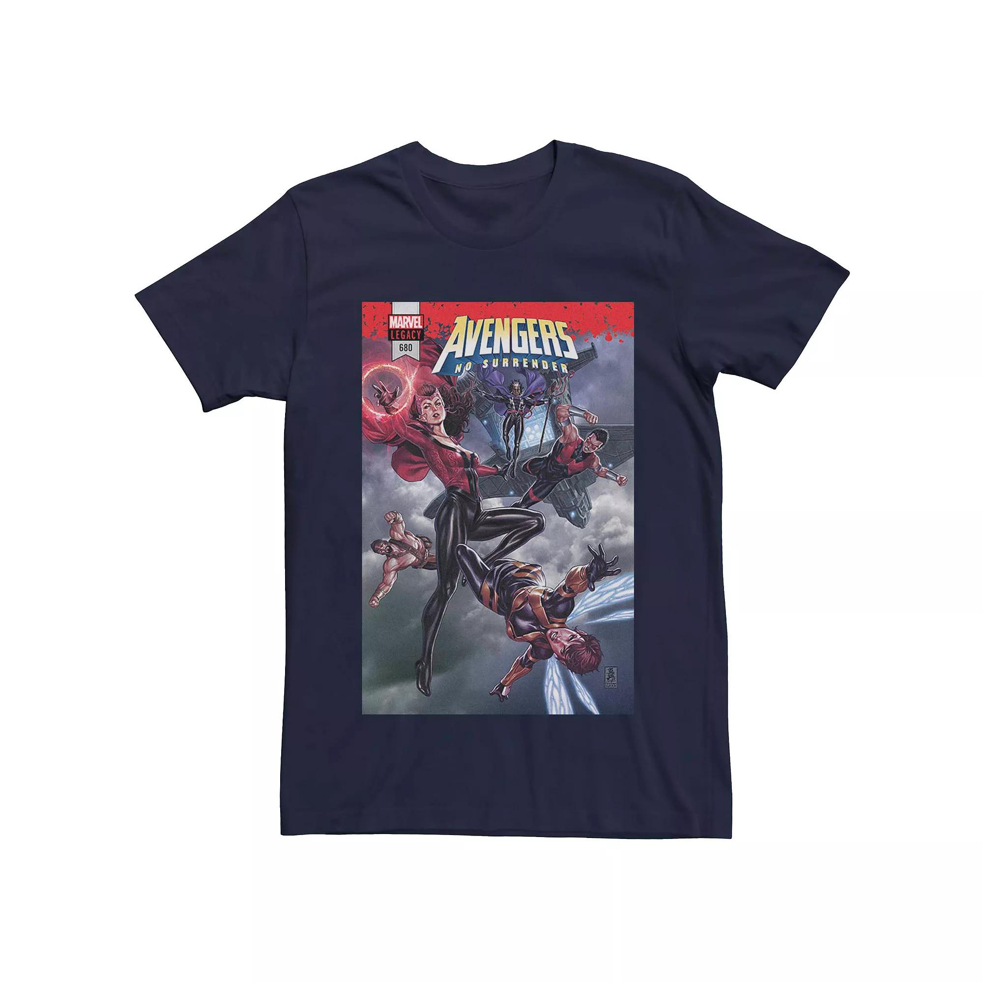 Men's Marvel's Avengers No Surrender #680 Comic Cover Tee,  Product Image