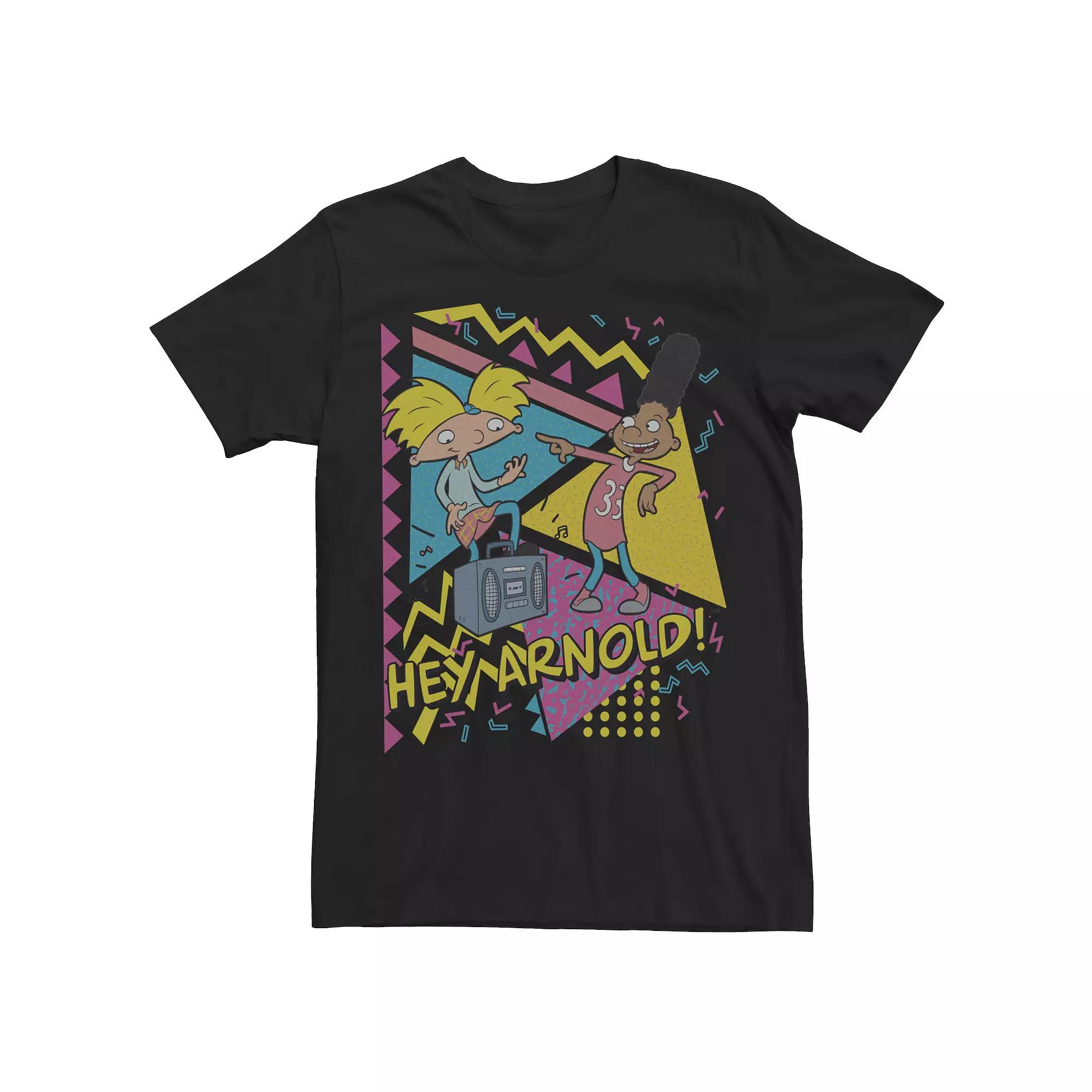 Mens Hey Arnold Retro Geometric Tee Product Image