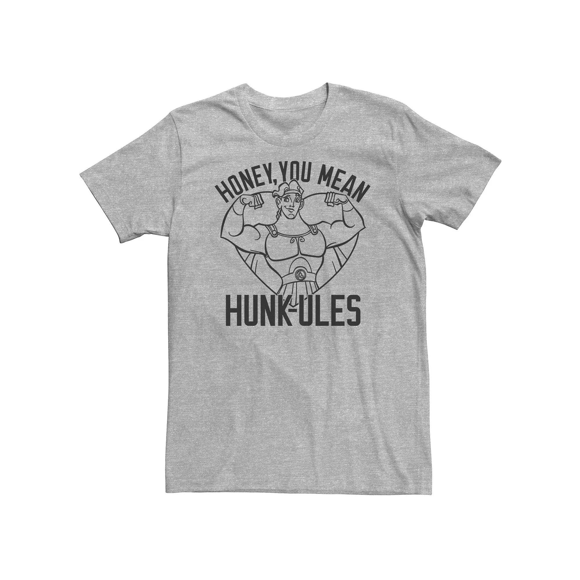 Big & Tall Disney Hercules "Honey You Mean Hunk-ules" Portrait Tee, Men's,  Product Image