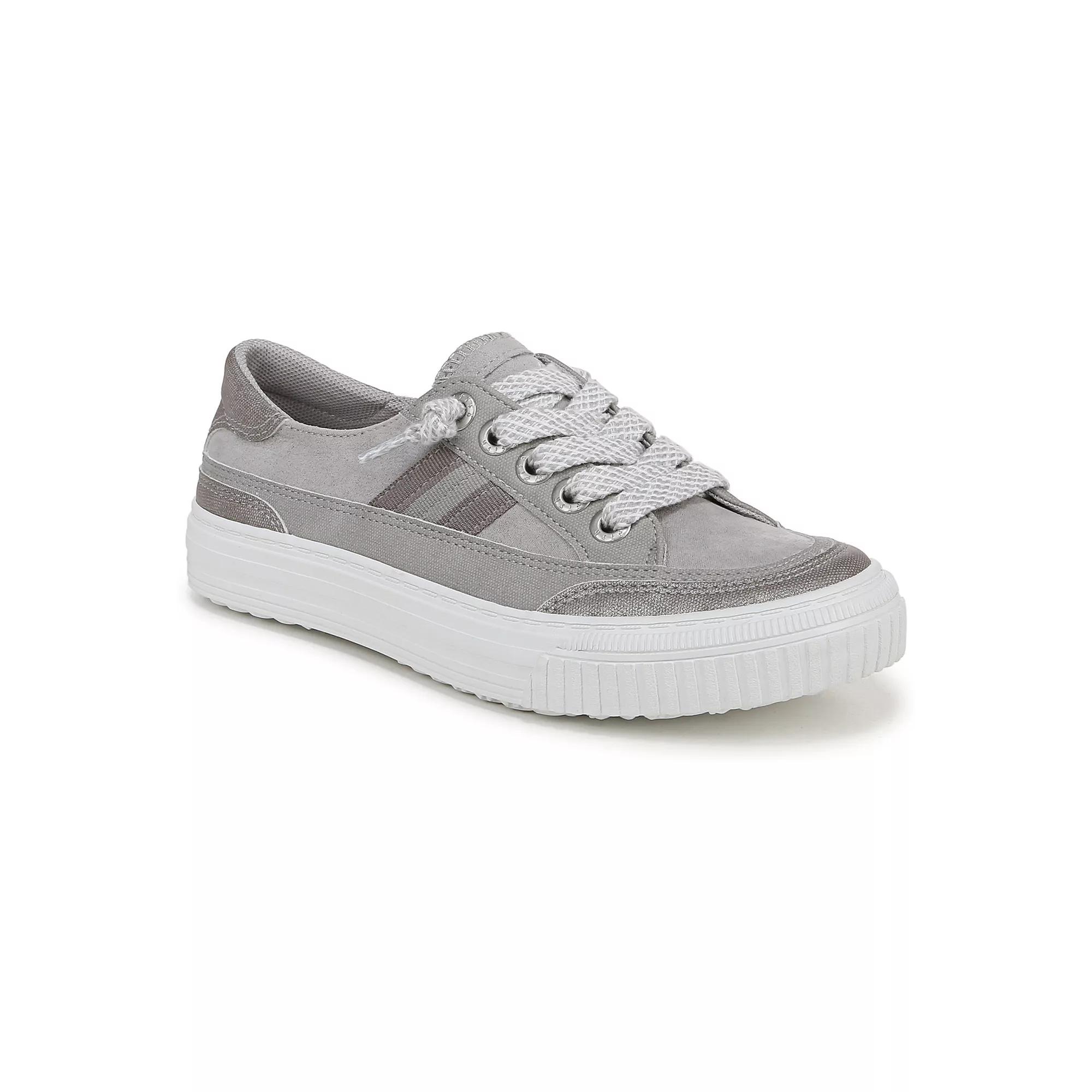 Blowfish Malibu Alex Womens Slip-on Sneakers Silver Fabric Product Image