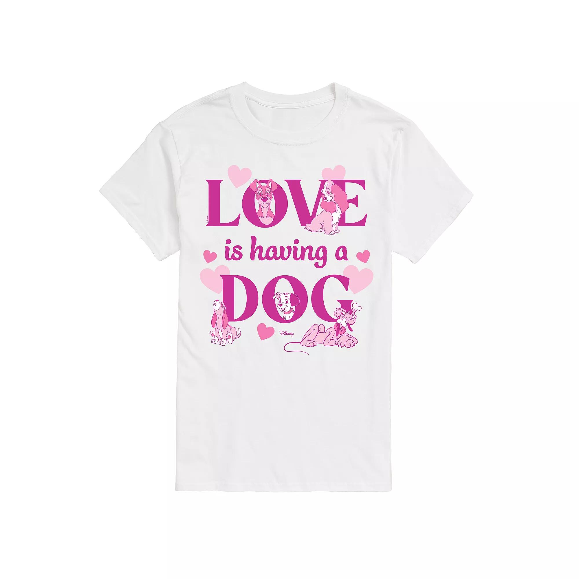 Big & Tall Disney Love Is Having A Dog Graphic Tee, Men's,  Product Image