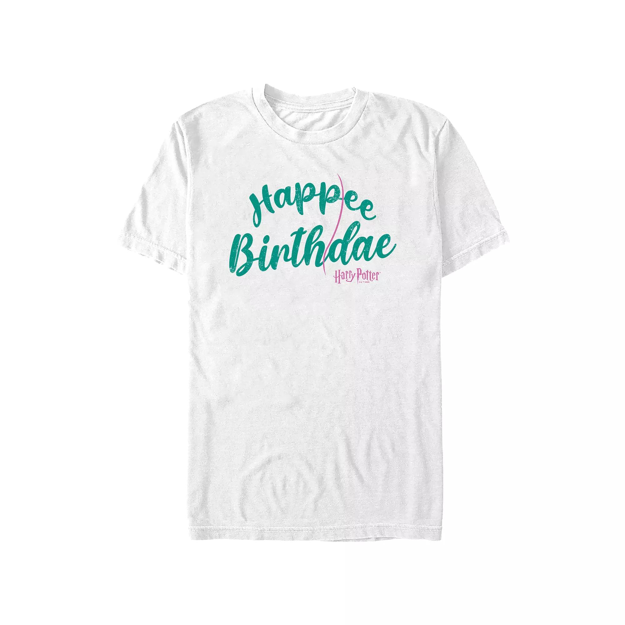 Men's Harry Potter Happee Birthdae Graphic Tee,  Product Image