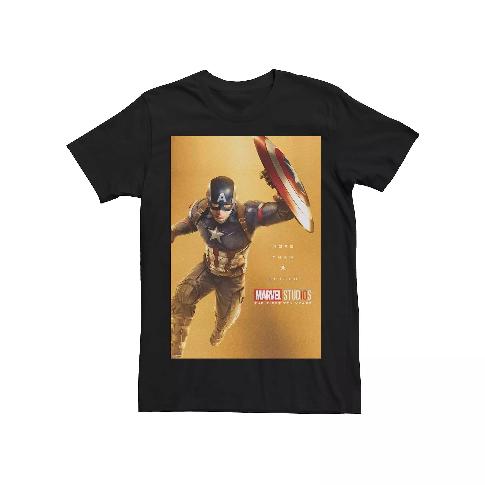 Mens Marvel Studios Captain America More Than A Shield Tee Product Image