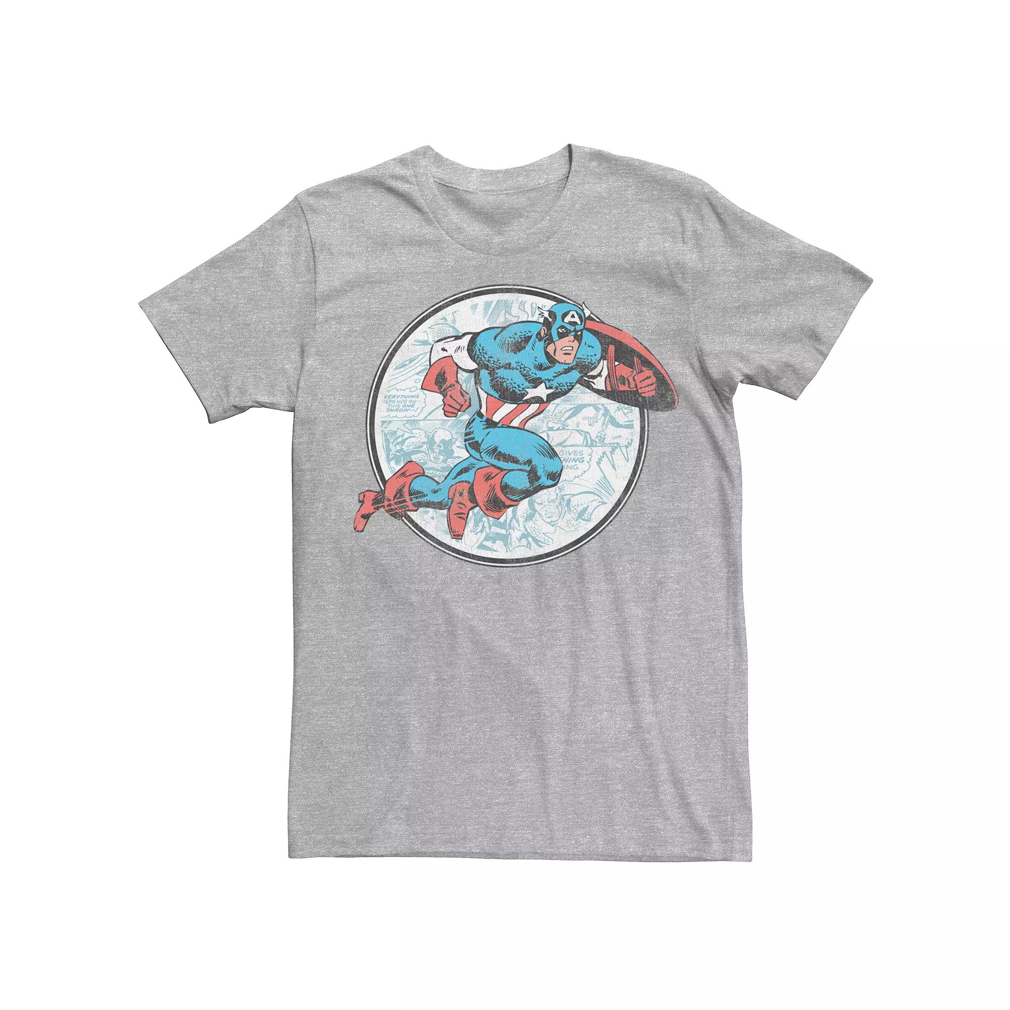 Men's Captain America Retro Tee,  Product Image