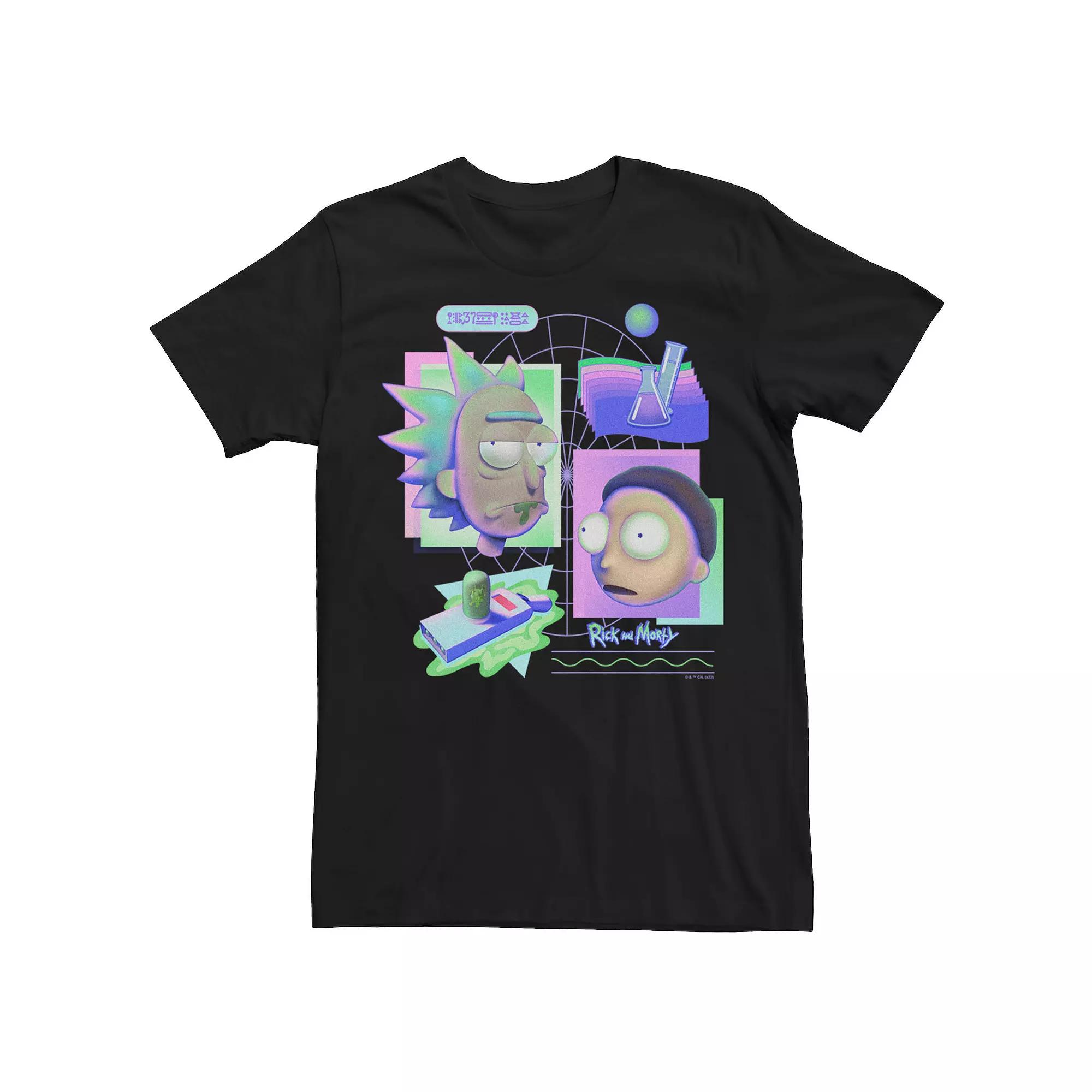 Men's Rick And Morty Scientific Neon Tee,  Product Image