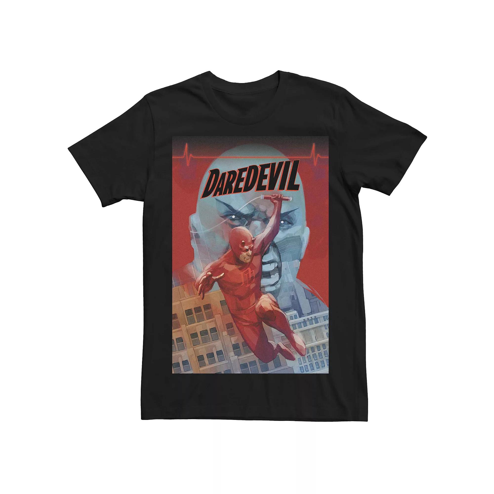 Men's Marvel Daredevil Kingpin Sketch Pastel Comic Cover Tee,  Product Image