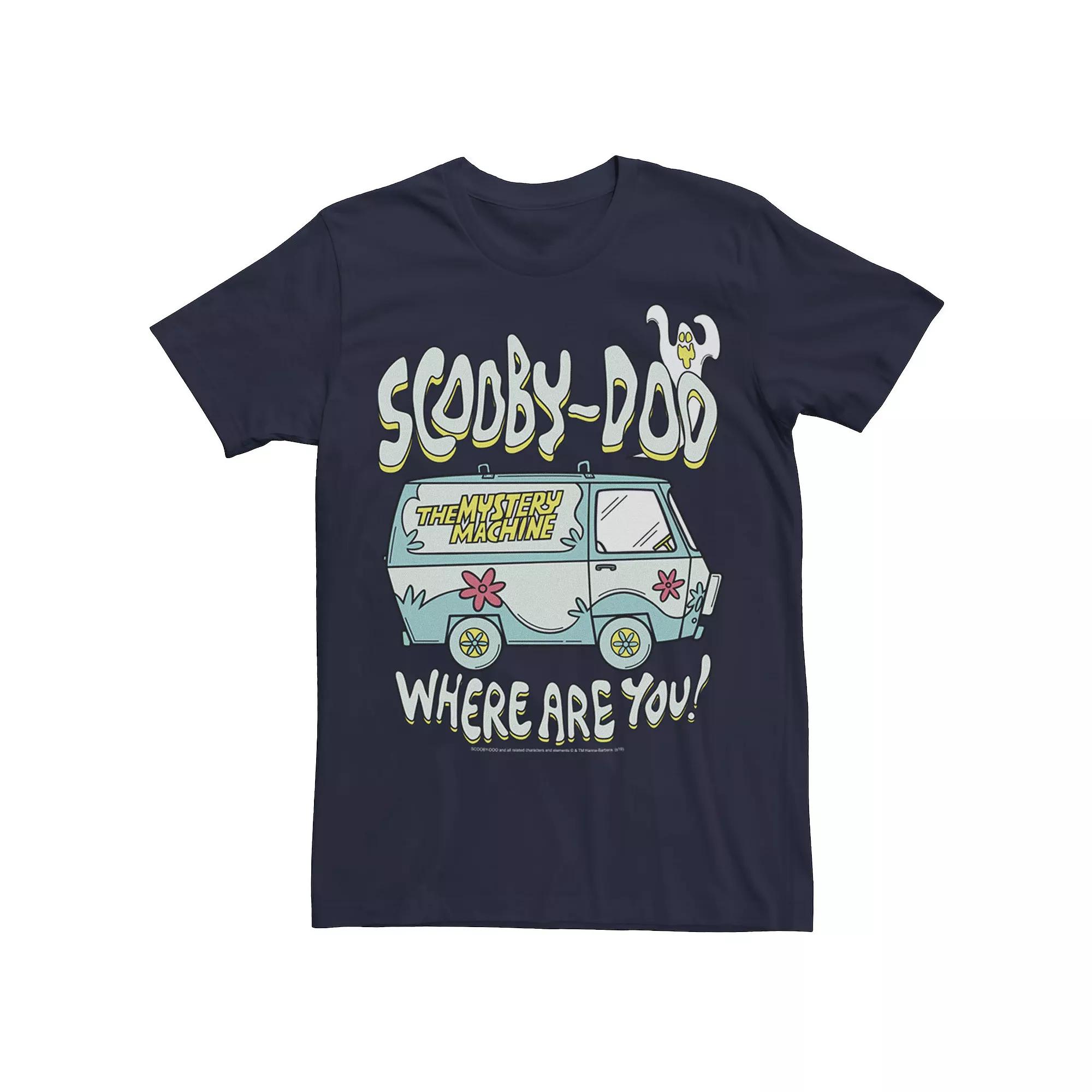 Men's Scooby-Doo Where Are You Ghost Mystery Machine Tee,  Product Image