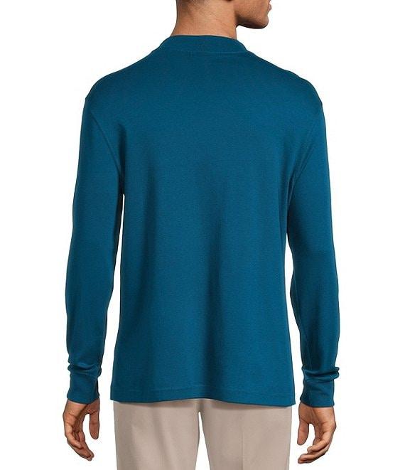 Roundtree & Yorke Long Sleeve Solid Mock Neck Pullover Product Image