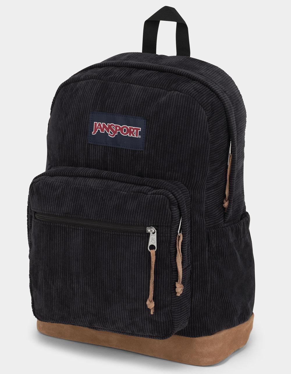 JANSPORT Right Pack Expressions Corduroy Backpack - BLACK CORDUROY Product Image