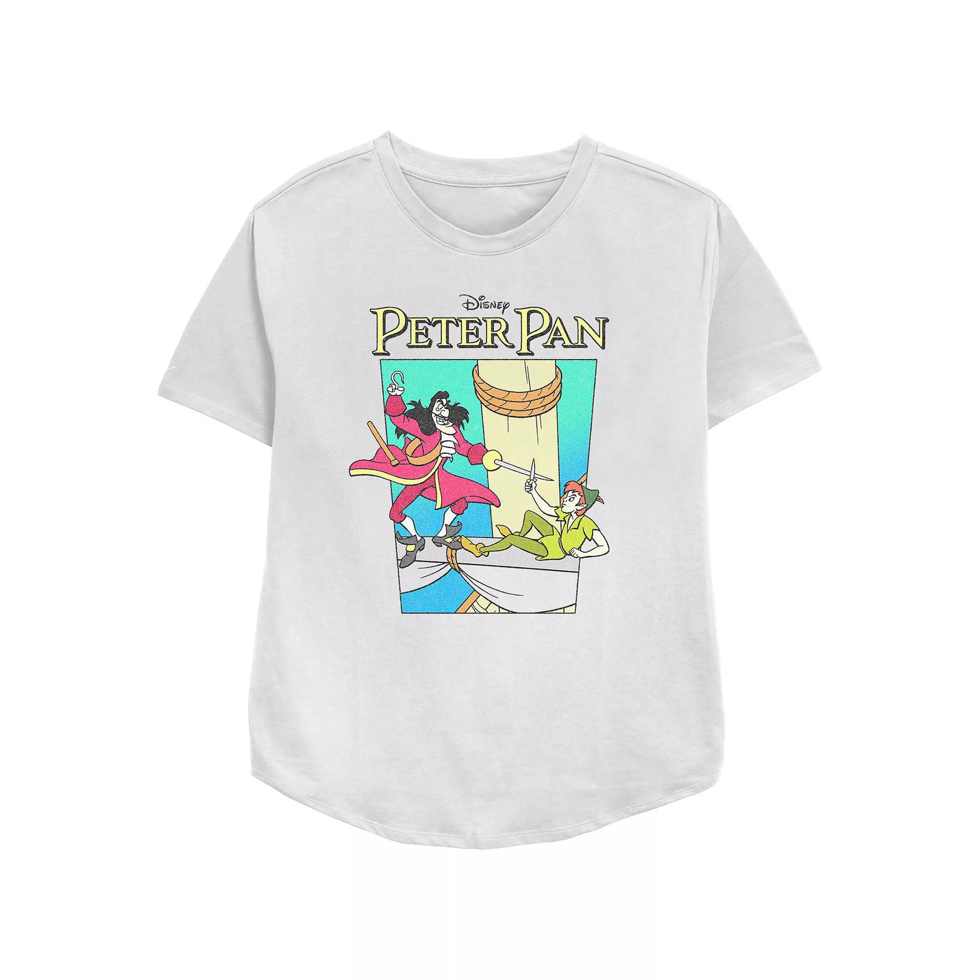 Disney's Peter Pan Captain Hook Duel Women's Graphic Tee,  Product Image