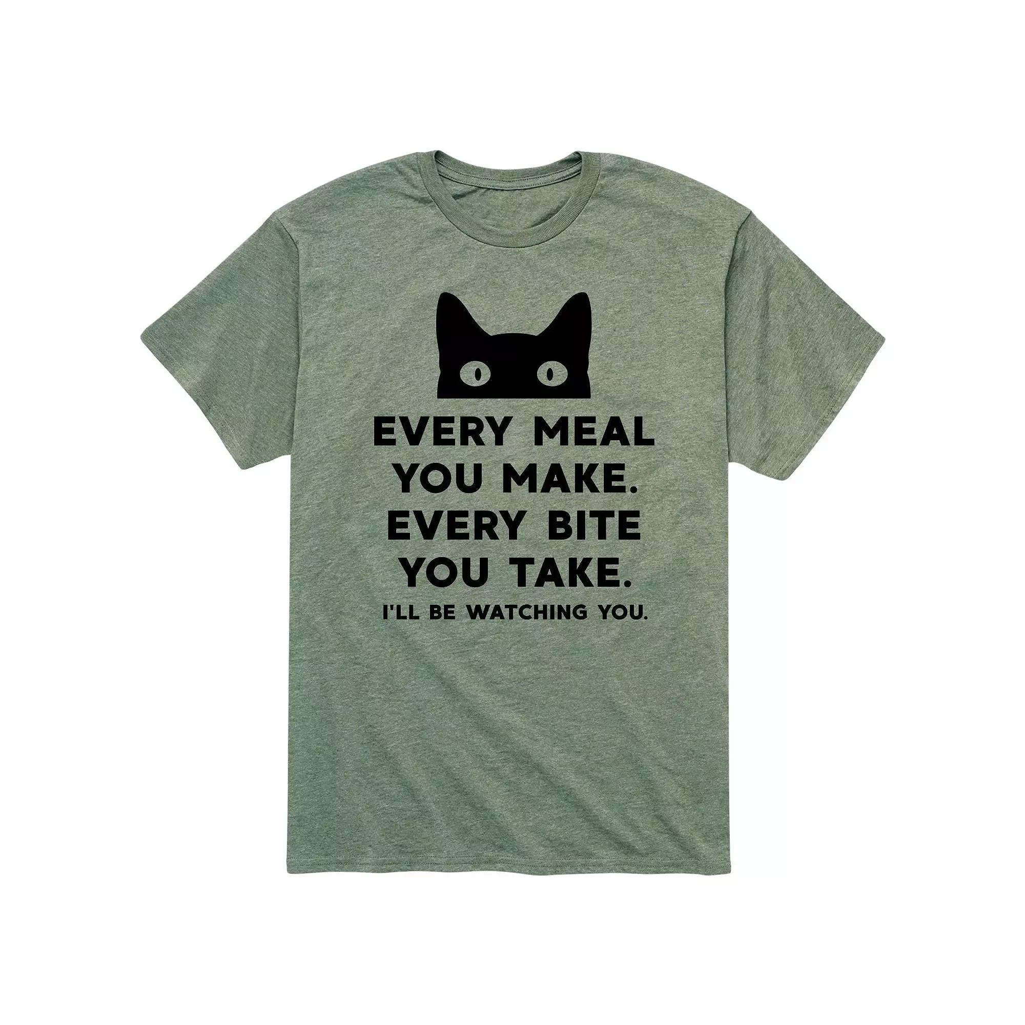 Men's Ill Be Watching You Cat Tee,  Product Image