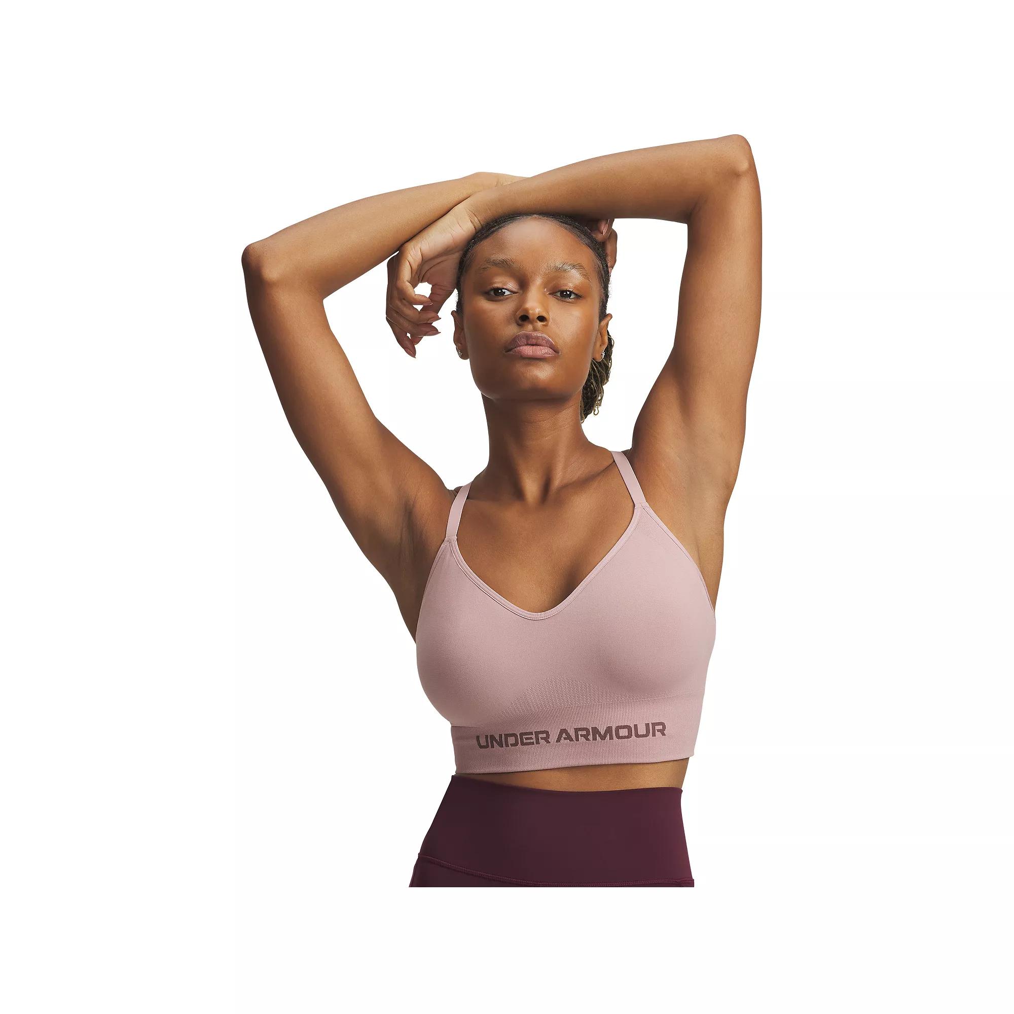 Women's Under Armour Vanish Seamless Low Long Sports Bra,  Product Image