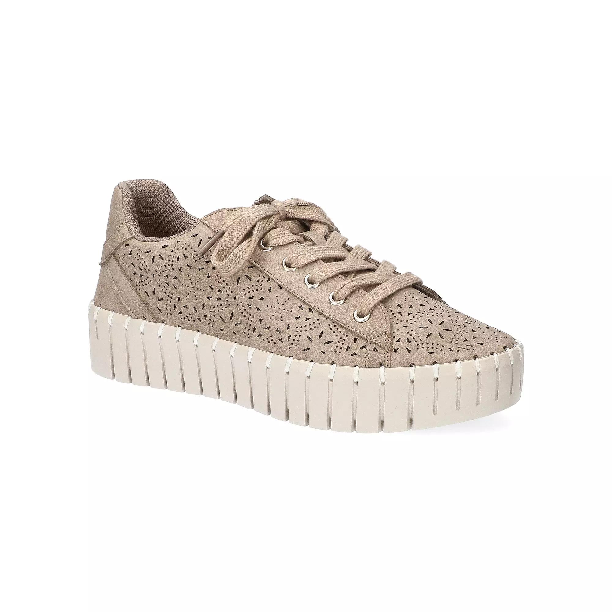 Easy Street Retta Womens Comfort Platform Sneakers Product Image