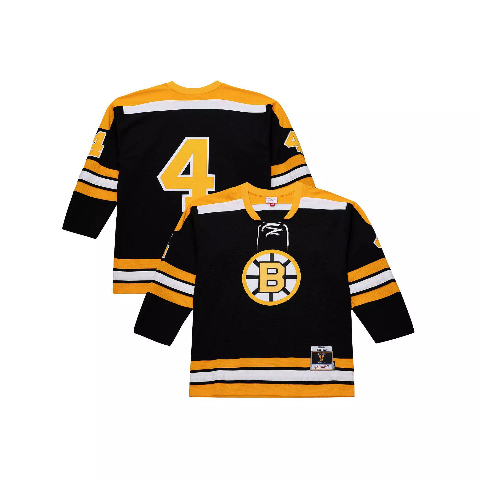 Men's Bobby Orr Black Boston Bruins 1971-72 Power Play Jersey,  Product Image