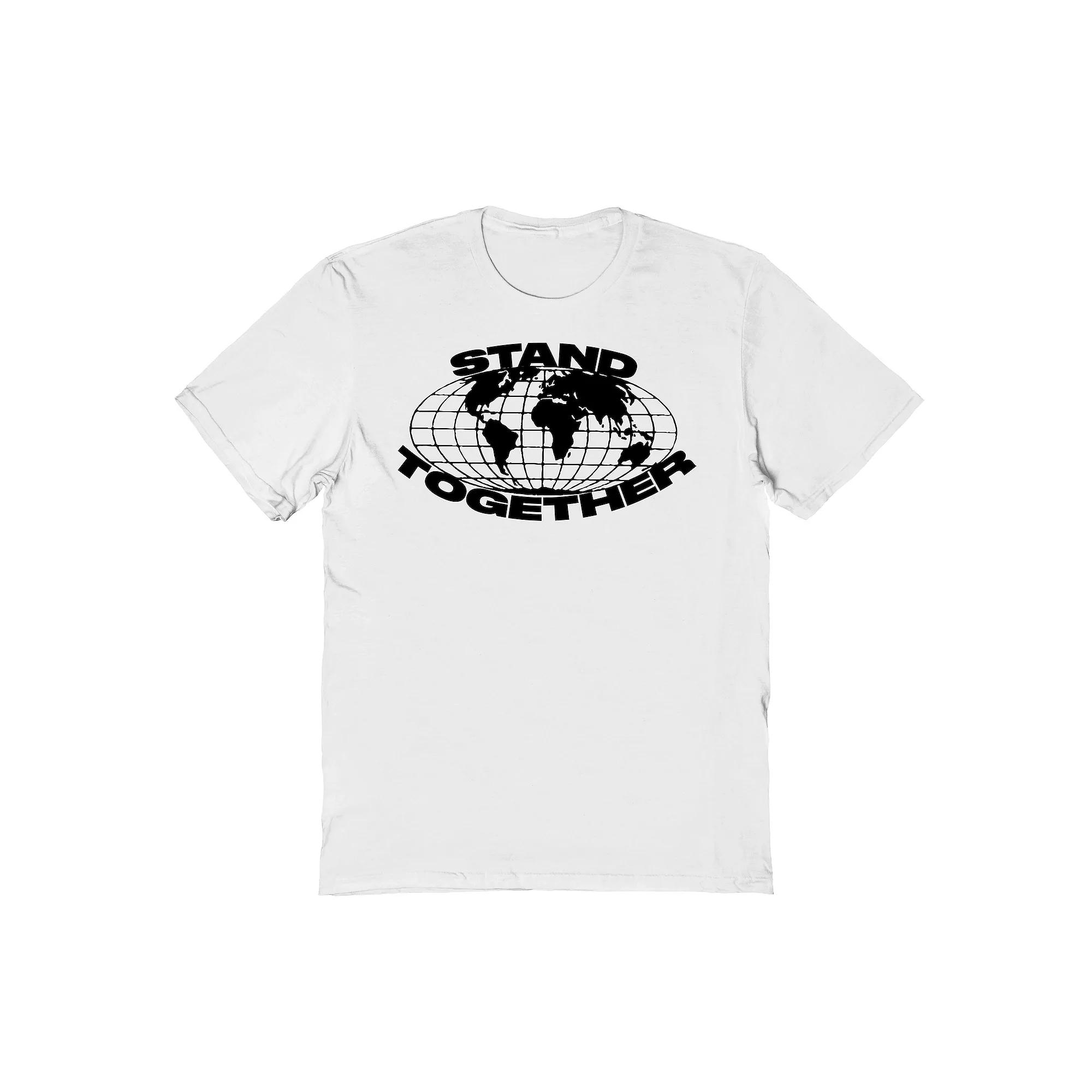 Men's Stand Together Graphic Tee, Size: Large, White Product Image