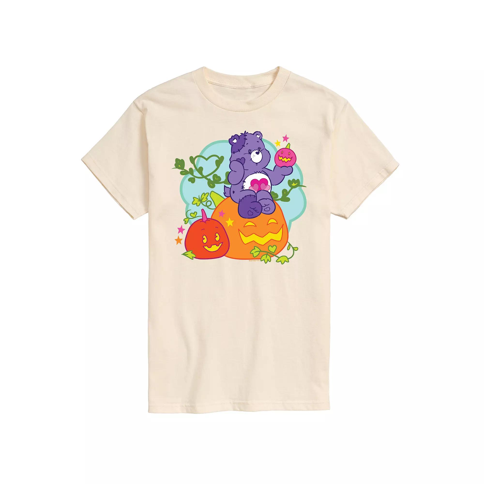 Men's Care Bears Pumpkin Care Bear Graphic Tee,  Product Image