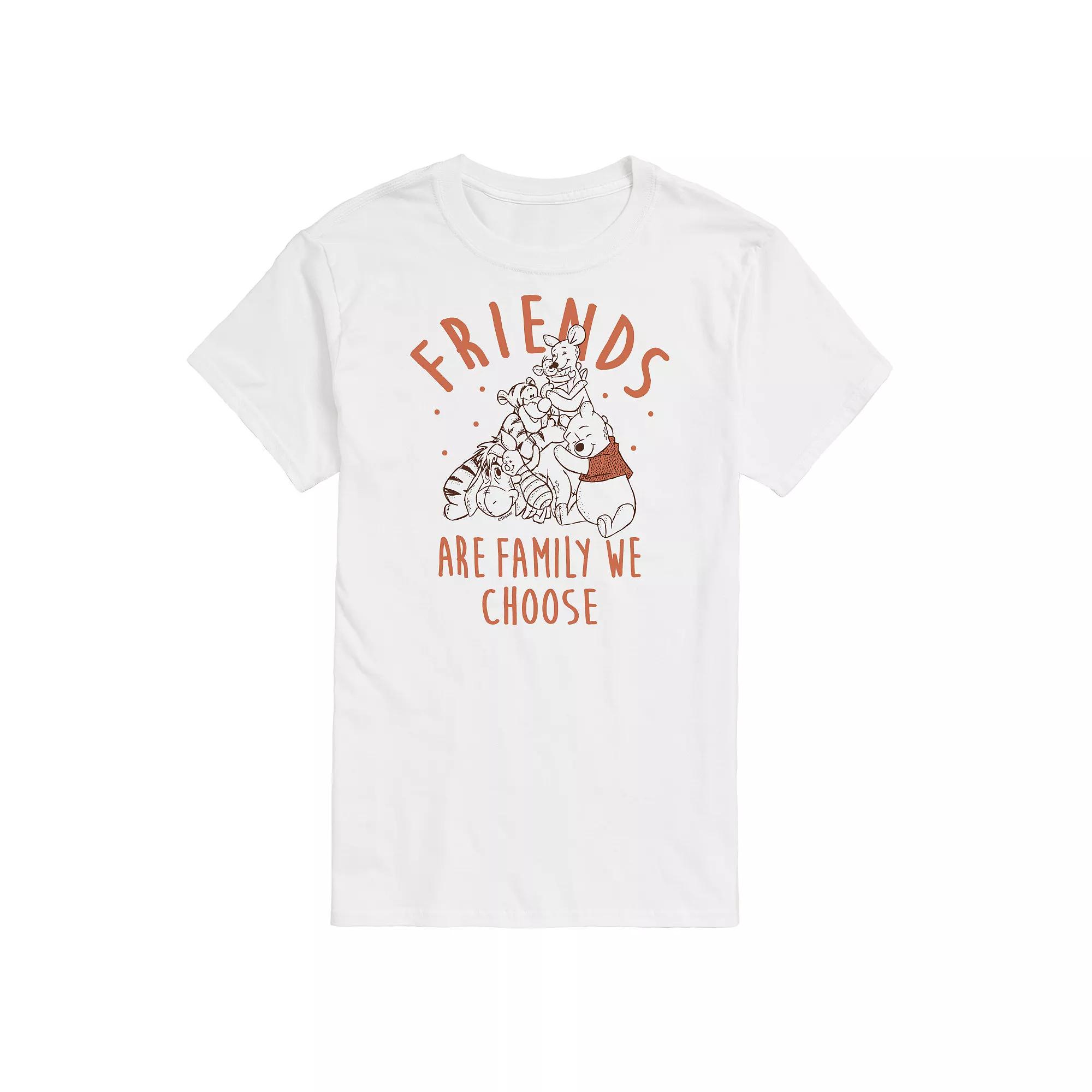 Disney's Winnie the Pooh Big & Tall Friends Family Graphic Tee, Men's,  Product Image