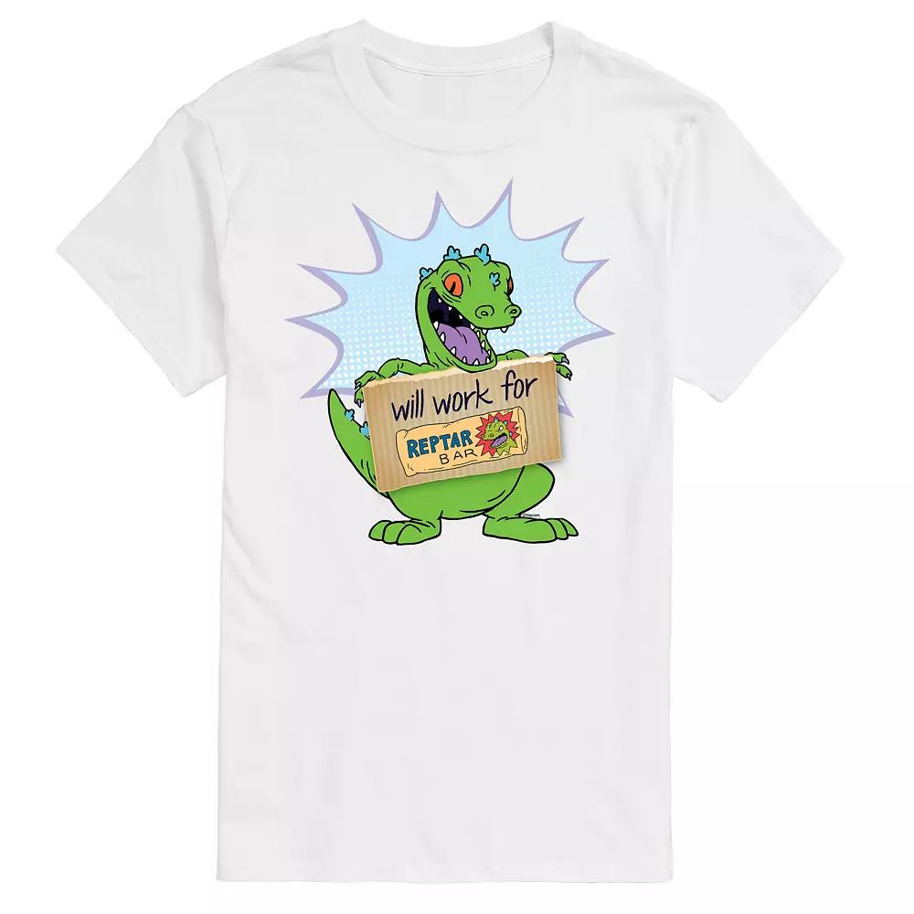 Big & Tall Rugrats Reptar Work Graphic Tee, Men's,  Product Image