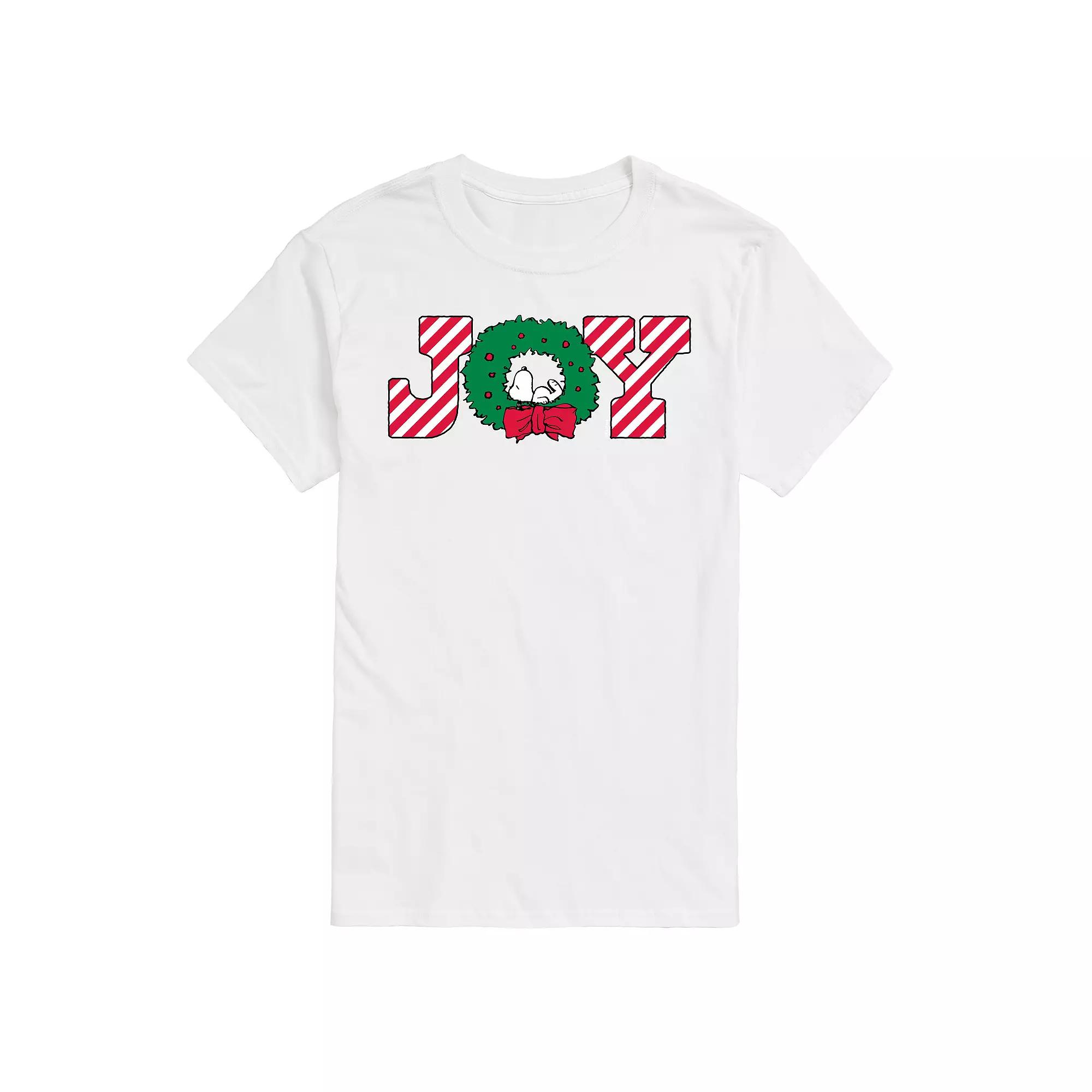 Men's Peanuts Joy Wreath Tee,  Product Image