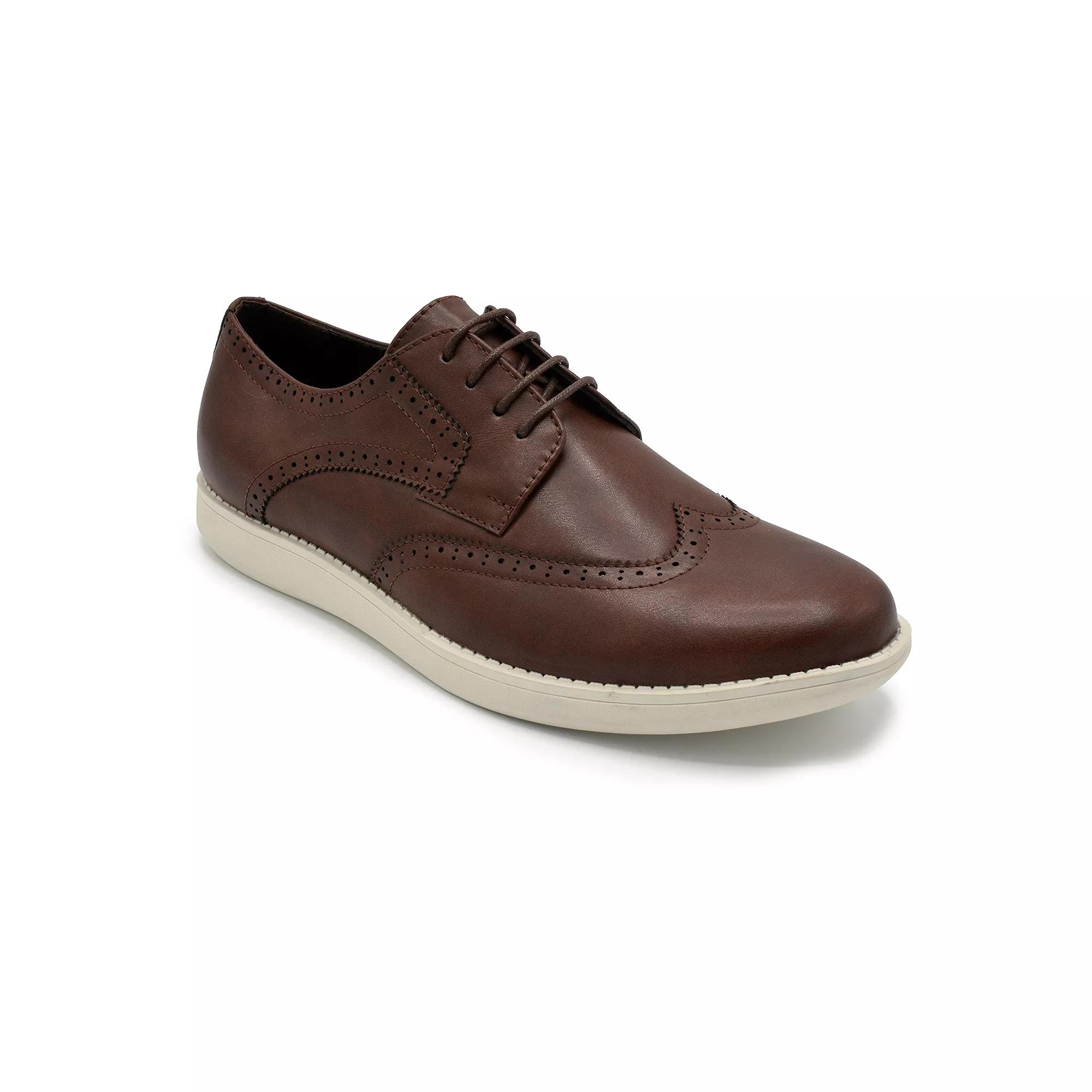 Aston Marc Men's Casual Wingtip Oxford Shoes, Size: 8, Brown Product Image