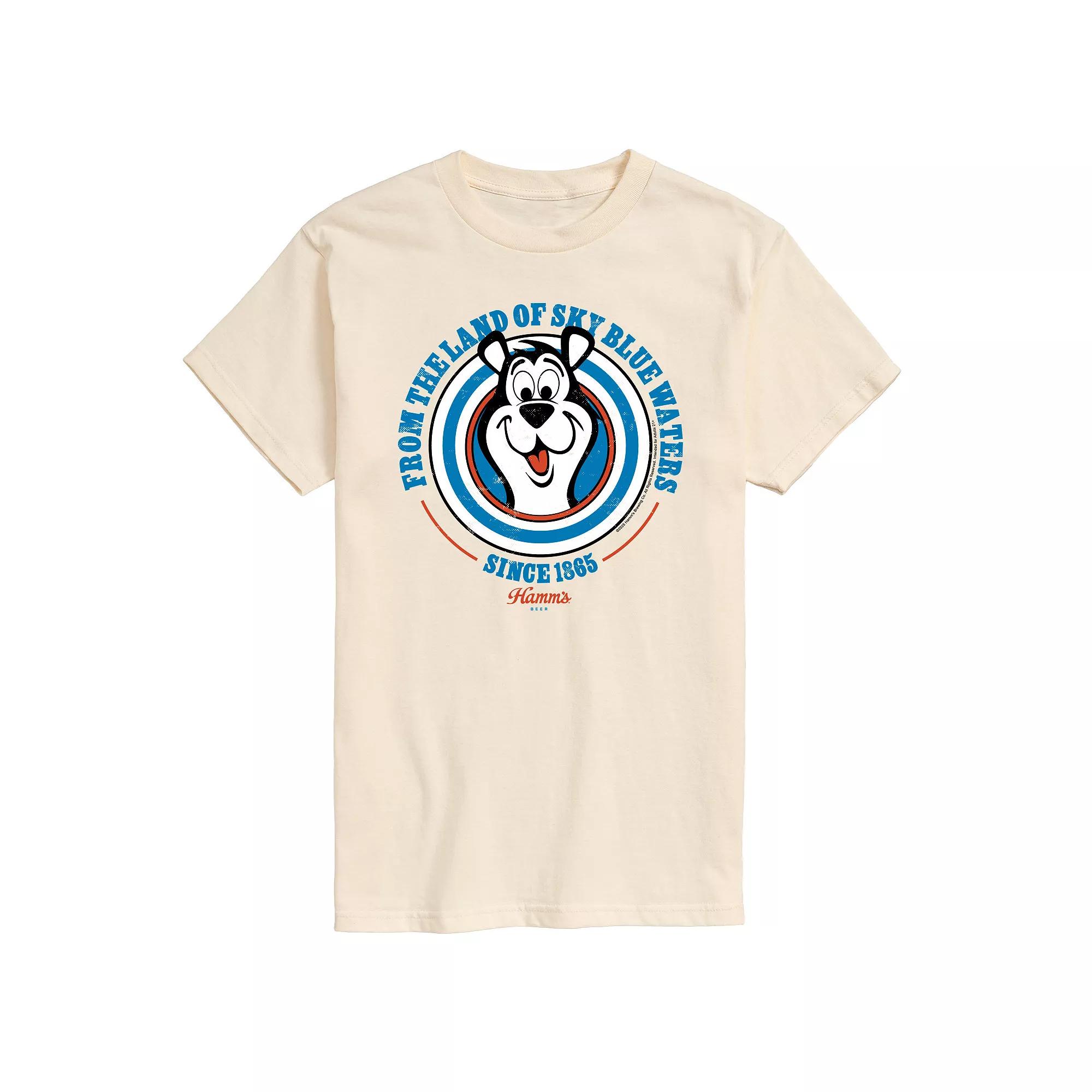 Big & Tall Hamm's Beer Retro Americana Graphic Tee, Men's,  Product Image