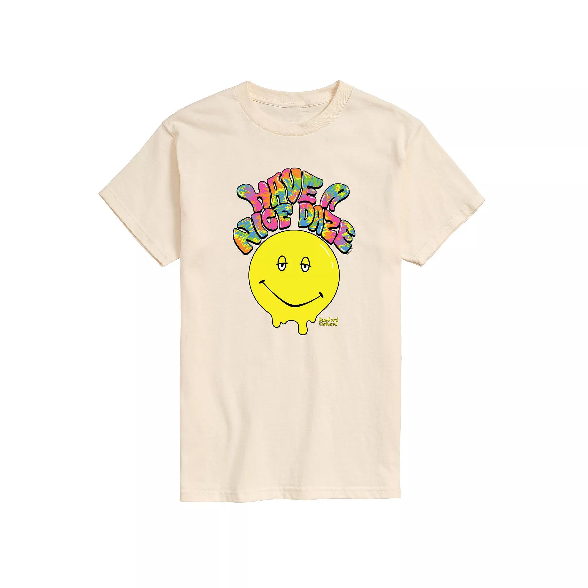 Men's Dazed and Confused Have A Nice Daze Smiley Graphic Tee,  Product Image