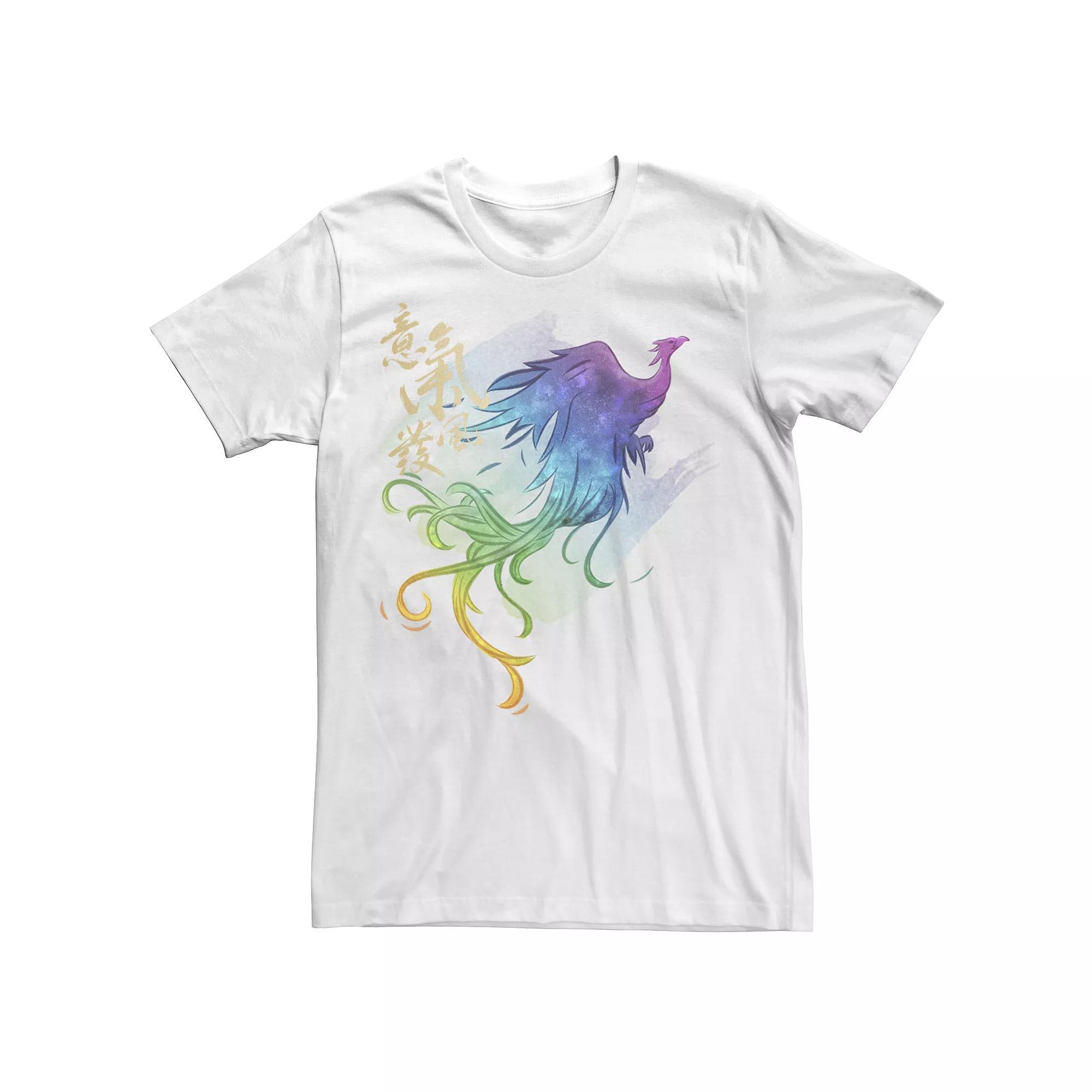 Disney's Mulan Live Action Phoenix Watercolor Men's Tee,  Product Image