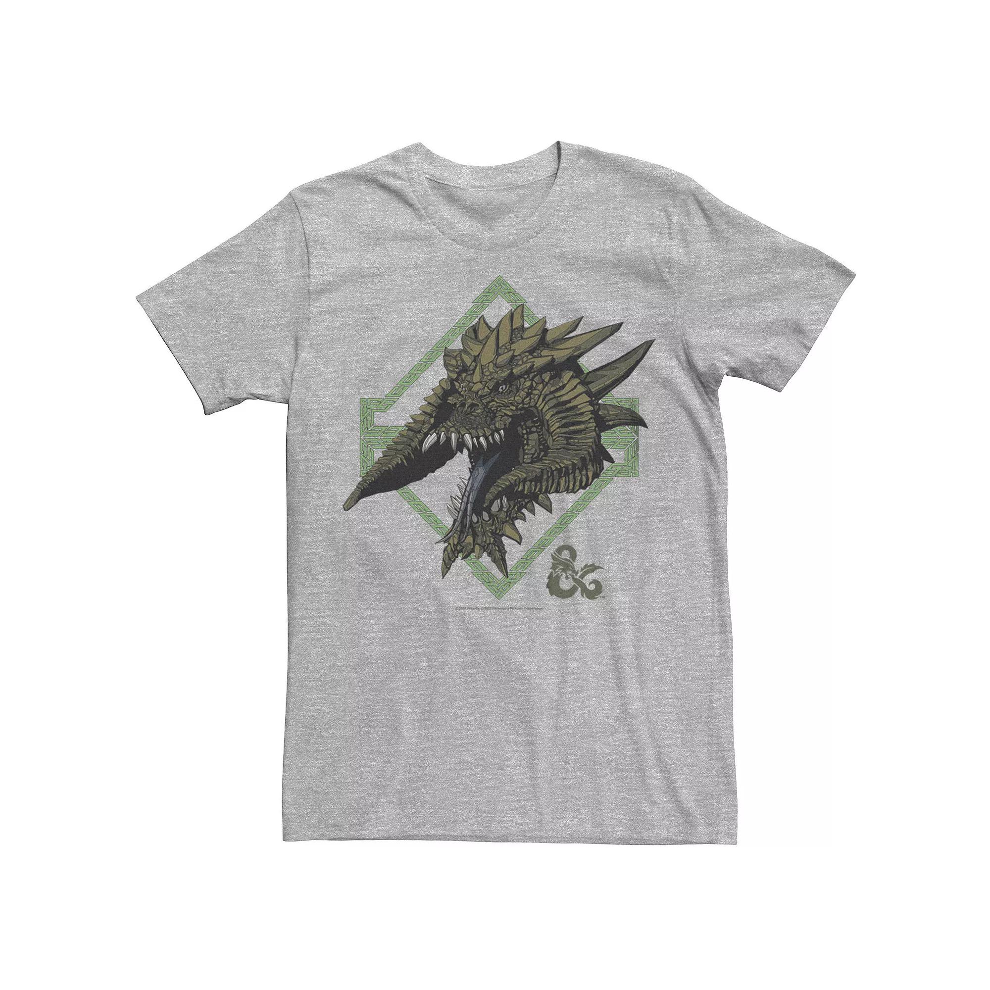 Men's Dungeons & Dragons Stained Glass Horns Face Tee,  Product Image