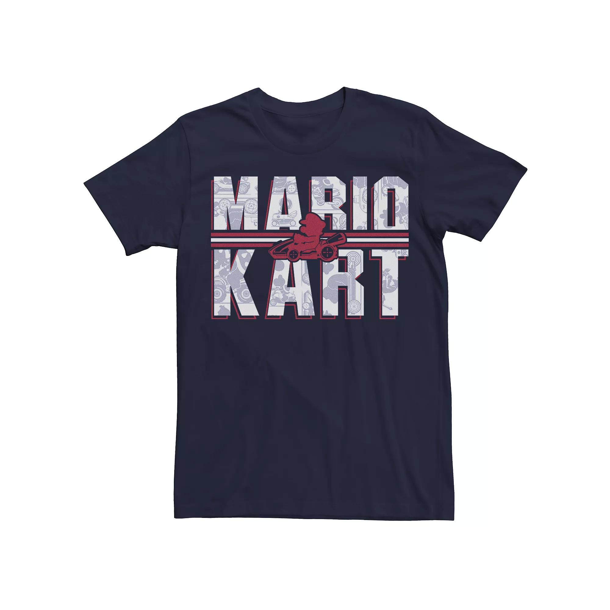 Men's Nintendo Kart Text Tee,  Product Image