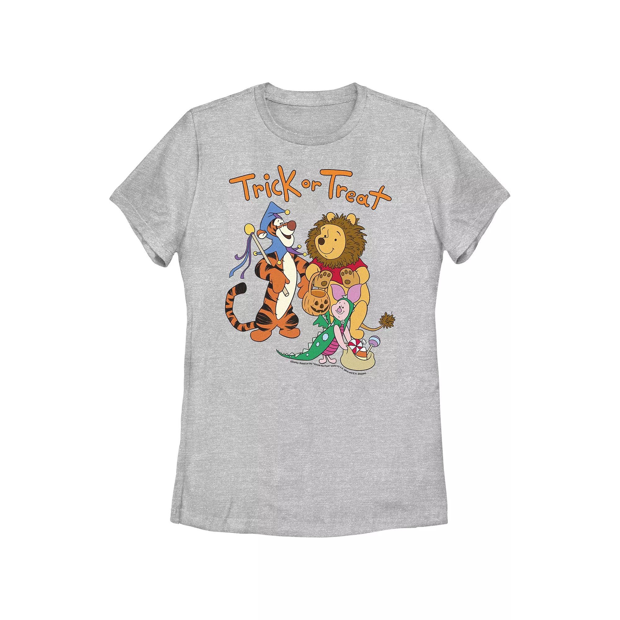 Disney's Winnie The Pooh And Friends Trick Or Treating Juniors' Graphic Tee, Girl's,  Product Image