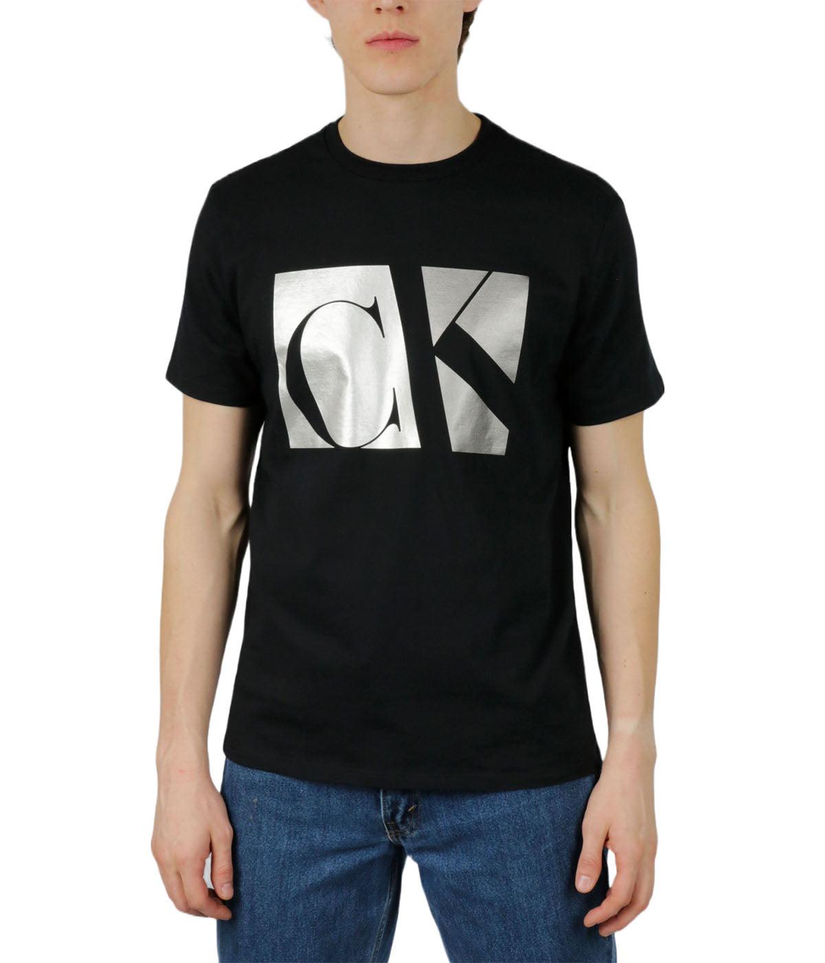 Short Sleeves Linear Logo Crew Tee Product Image