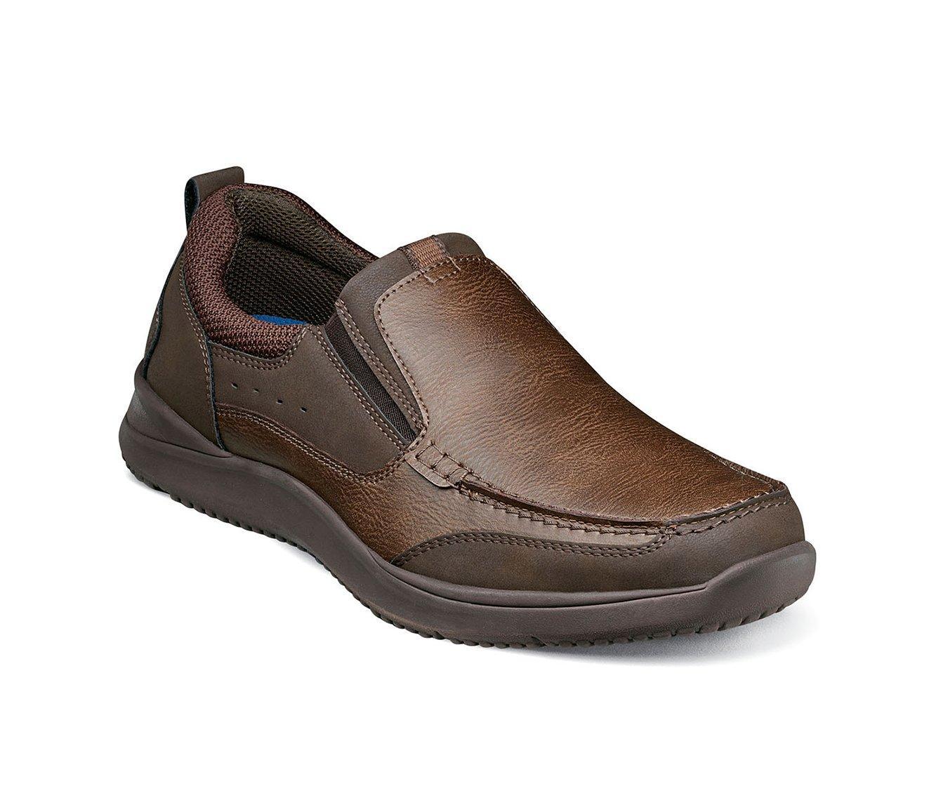 Men's Nunn Bush Conway Moc Toe Slip-On Shoes Product Image