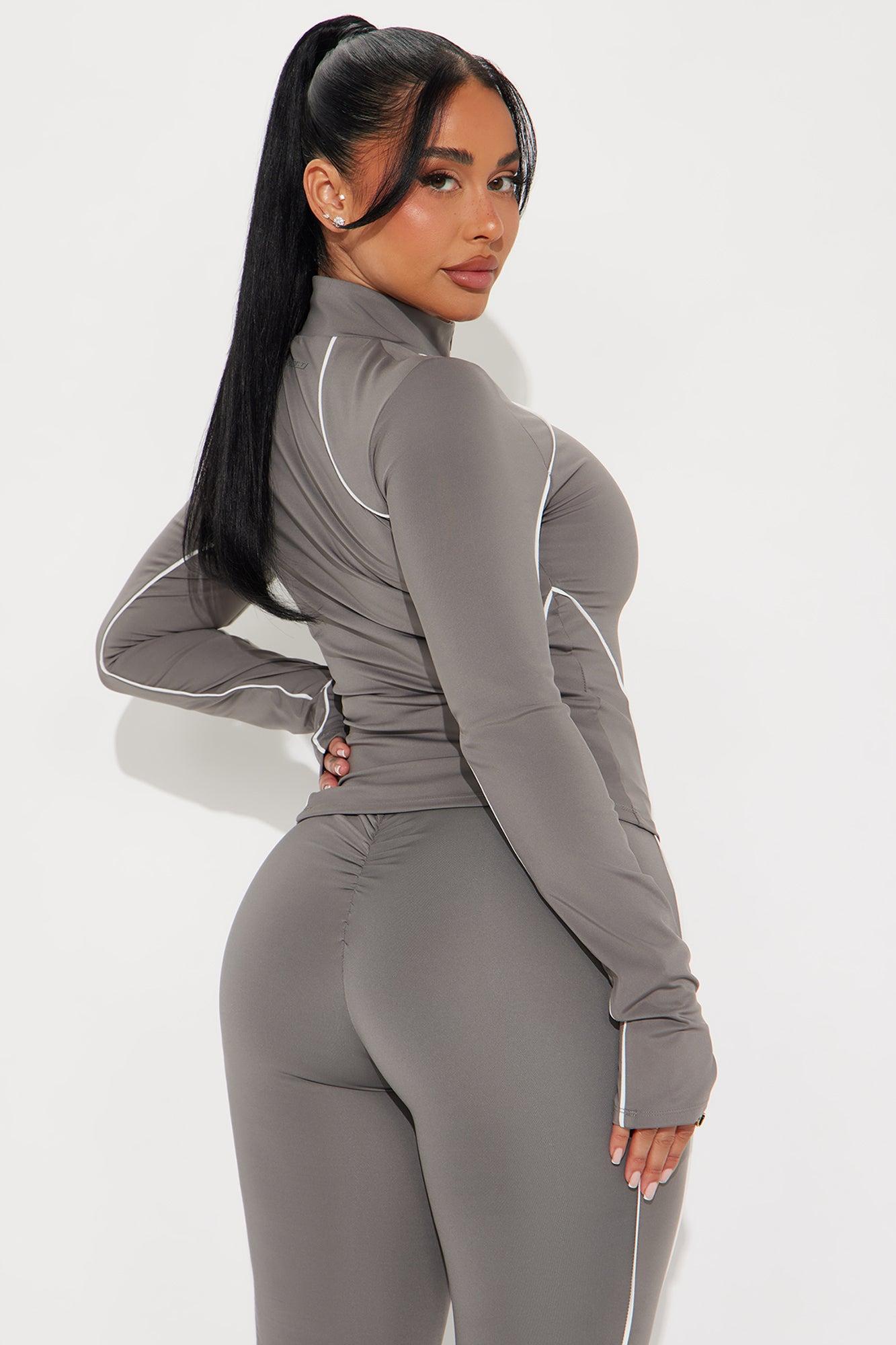 Bike Babe Elevate Active Top - Charcoal Product Image